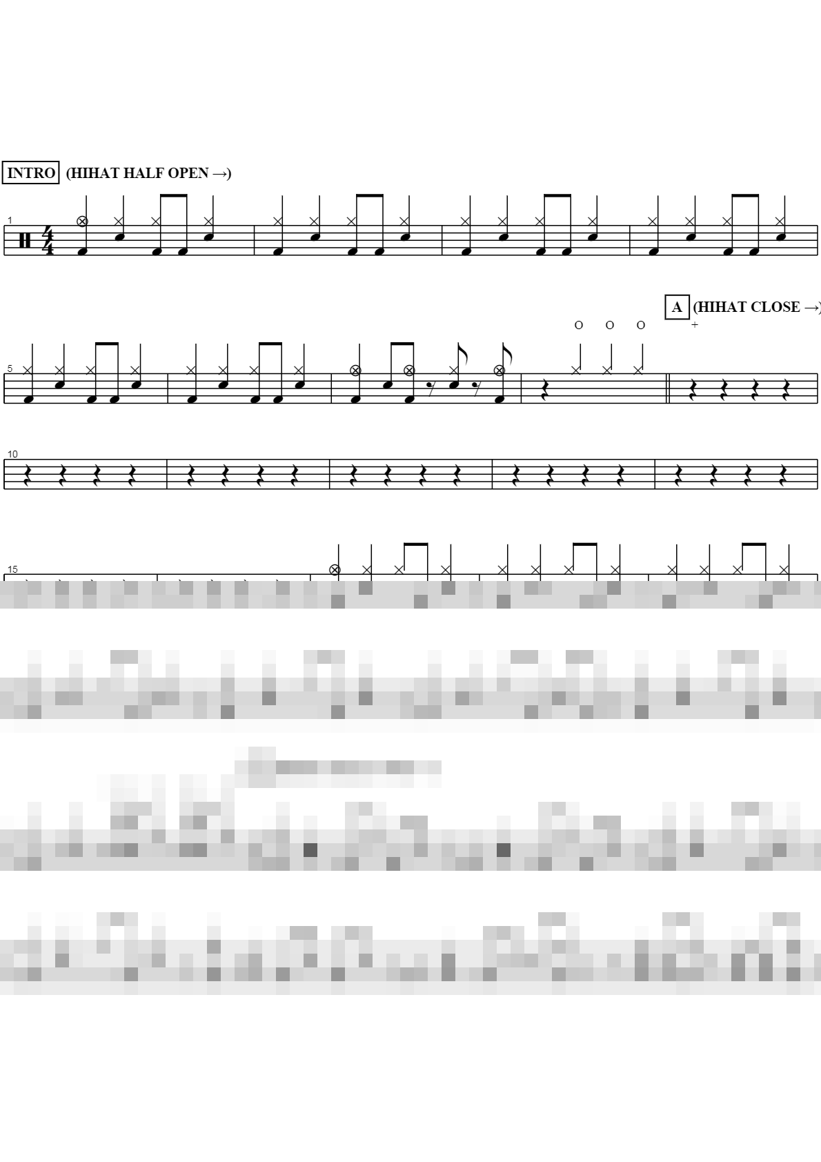비밀번호 486 Sheet Music Preview