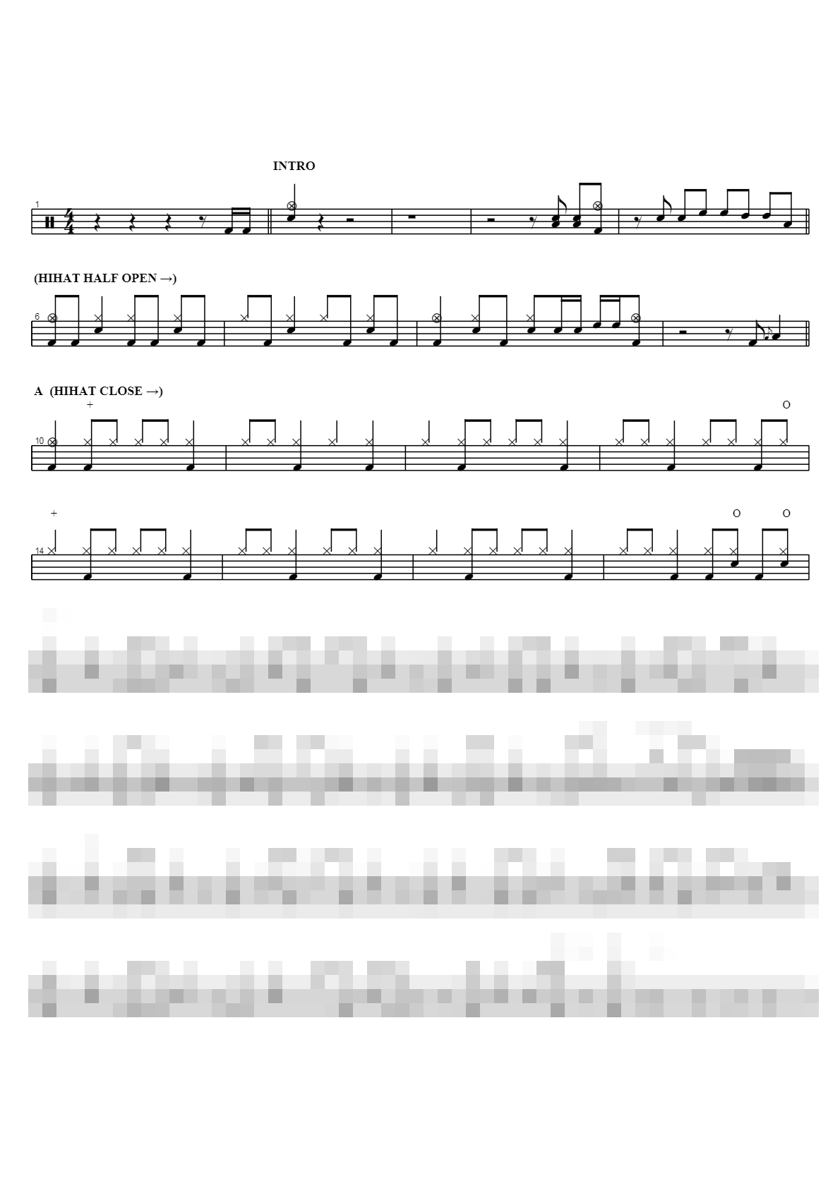 텔레파시 Sheet Music Preview