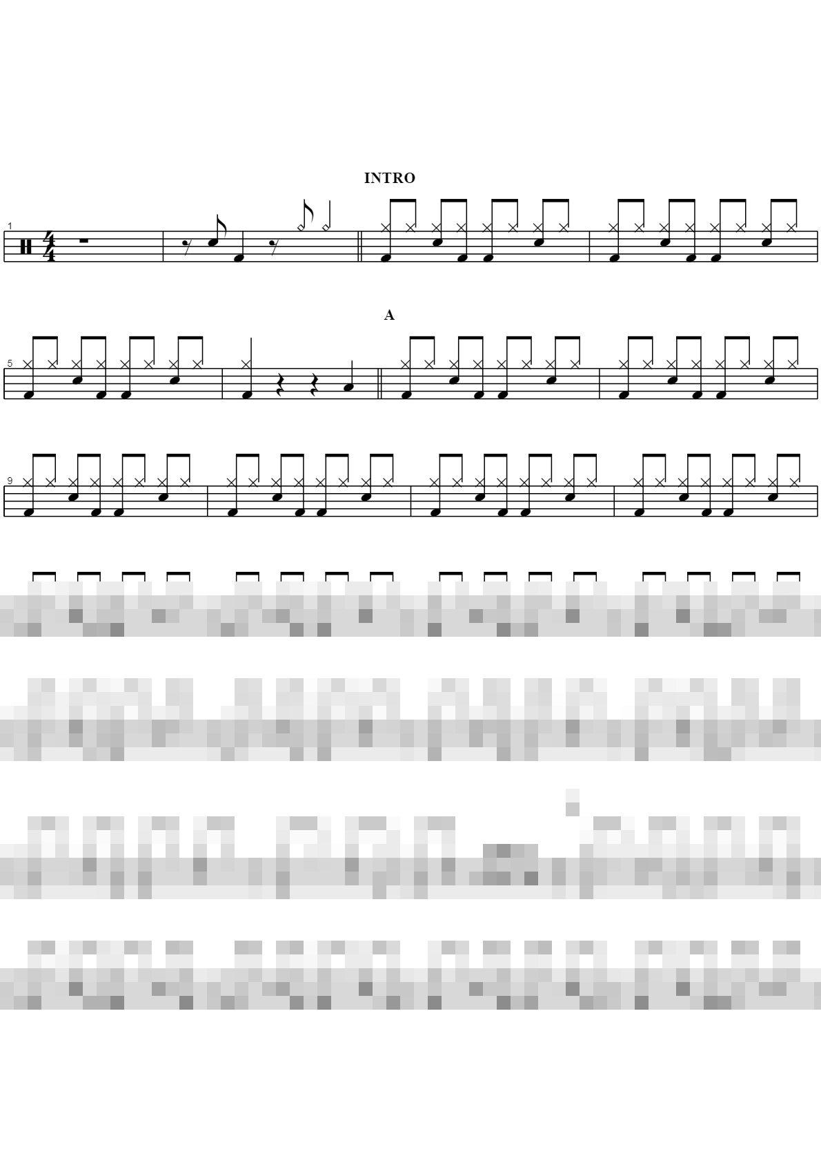 우리들의 이야기 Sheet Music Preview
