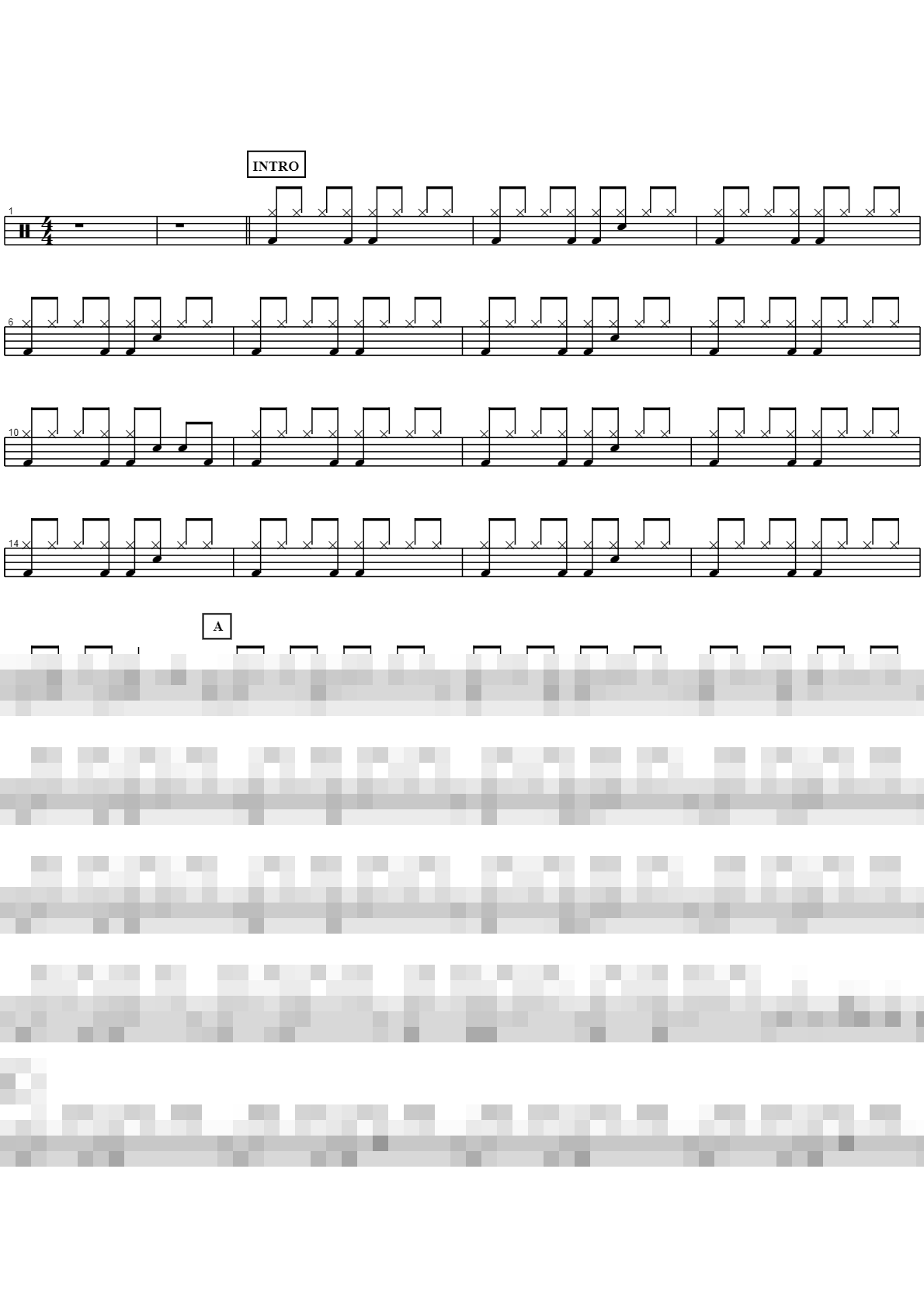 저 하늘에 구름따라 Sheet Music Preview