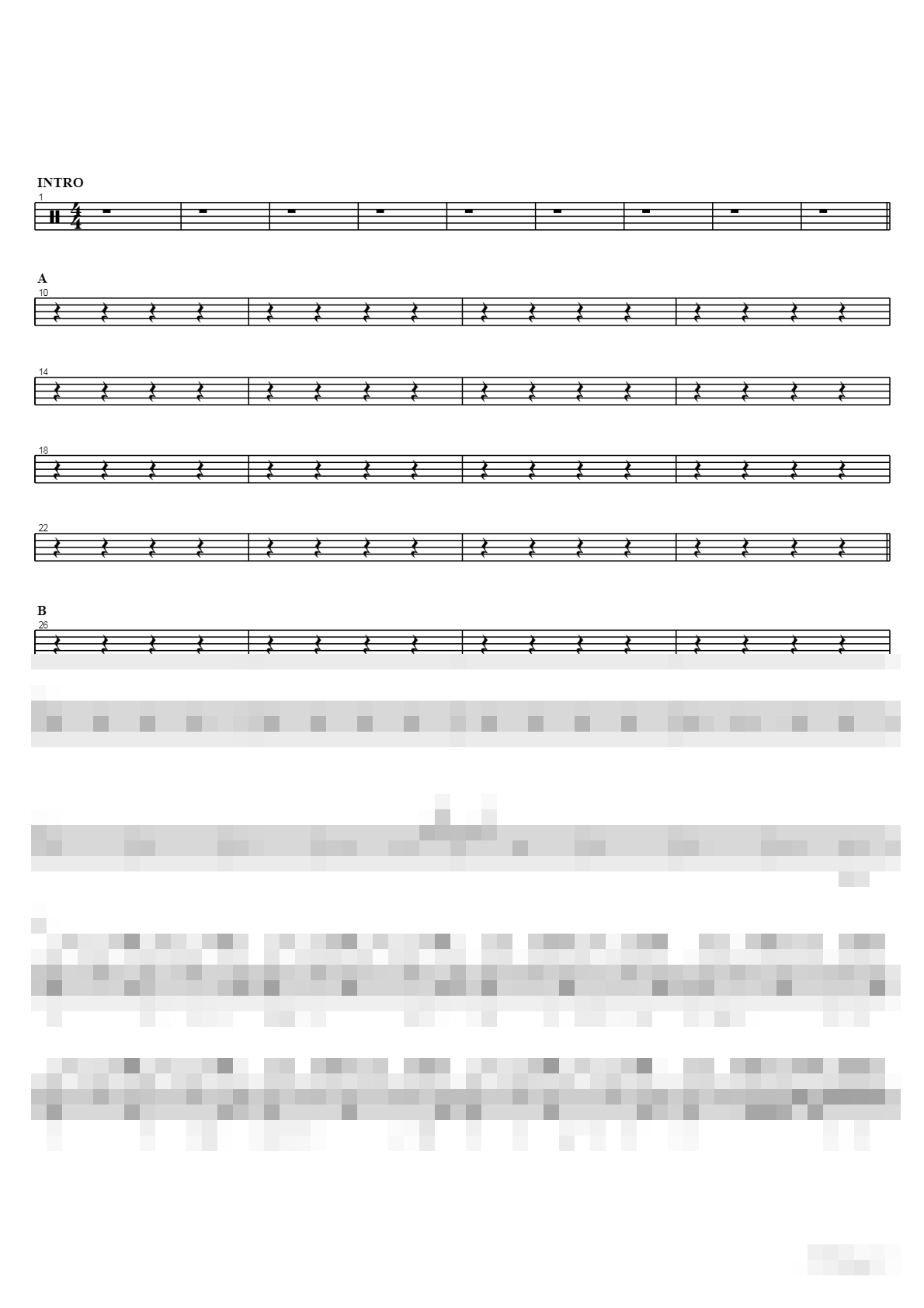 사명 Sheet Music Preview