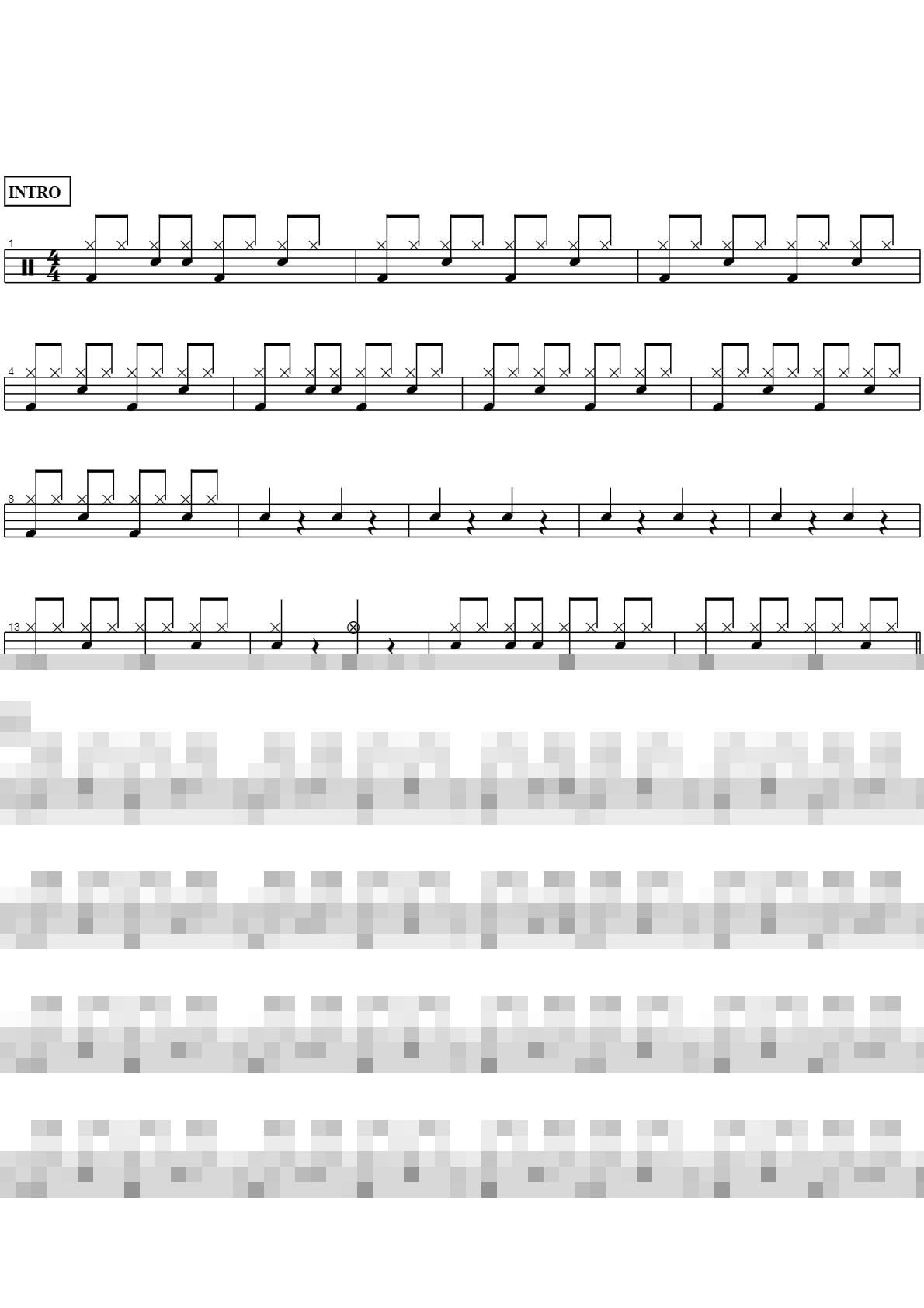 여자의 일생 Sheet Music Preview