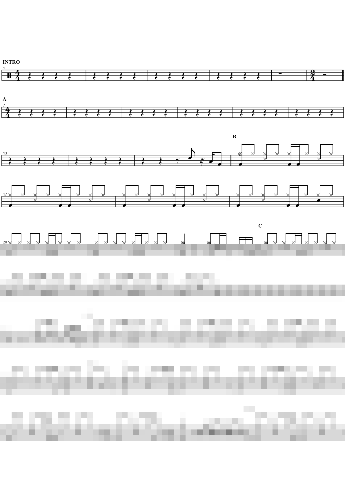 사랑이 아프다 Sheet Music Preview