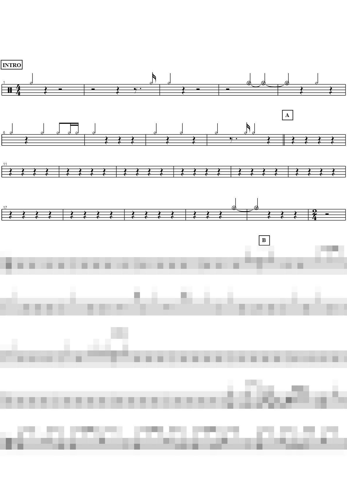 너를 위해 Sheet Music Preview