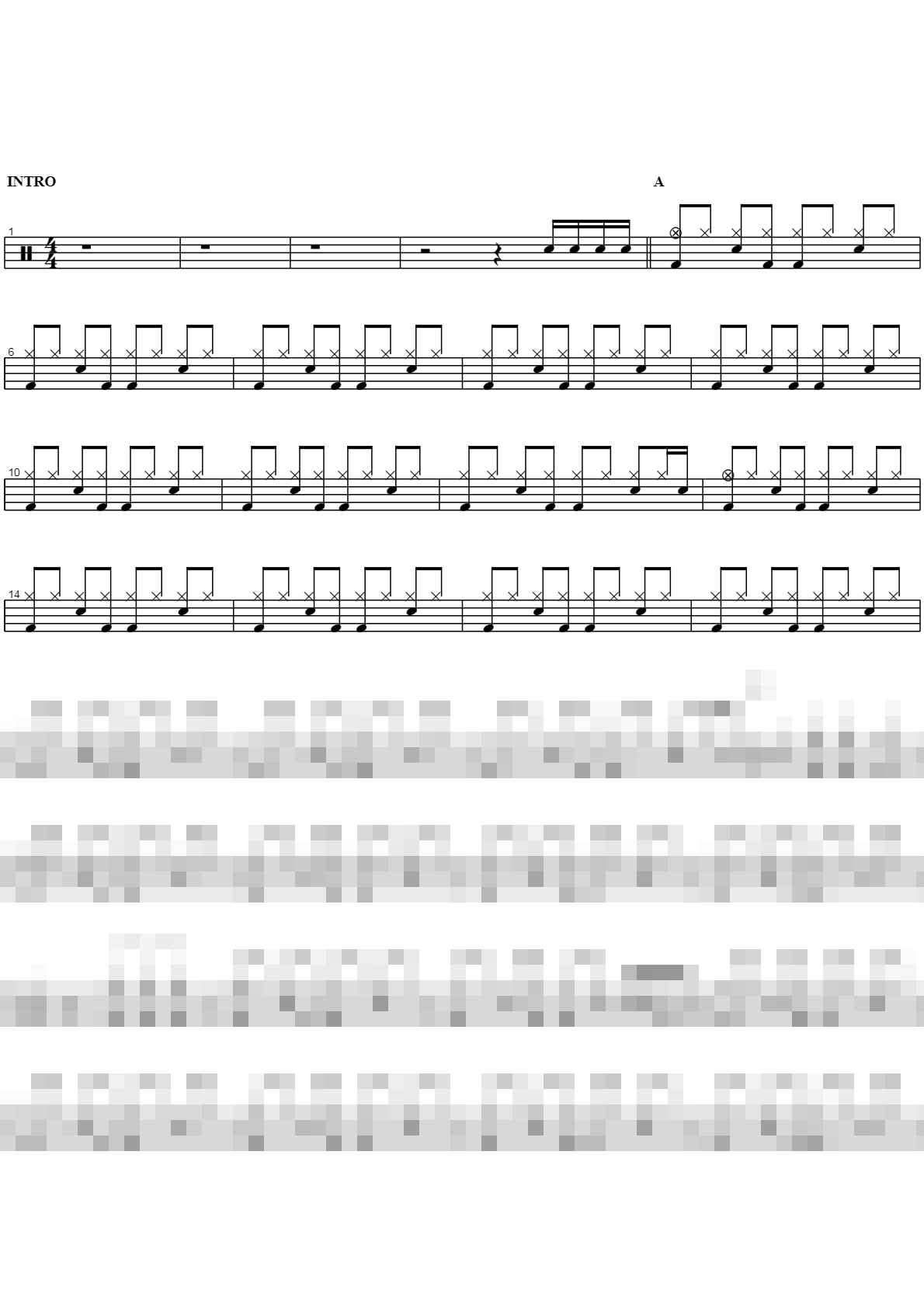 그 얼굴에 햇살을 Sheet Music Preview