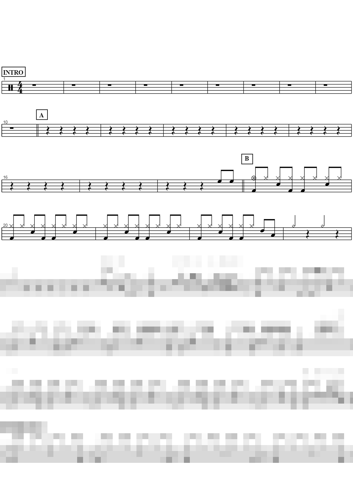 립스틱 짙게 바르고 Sheet Music Preview