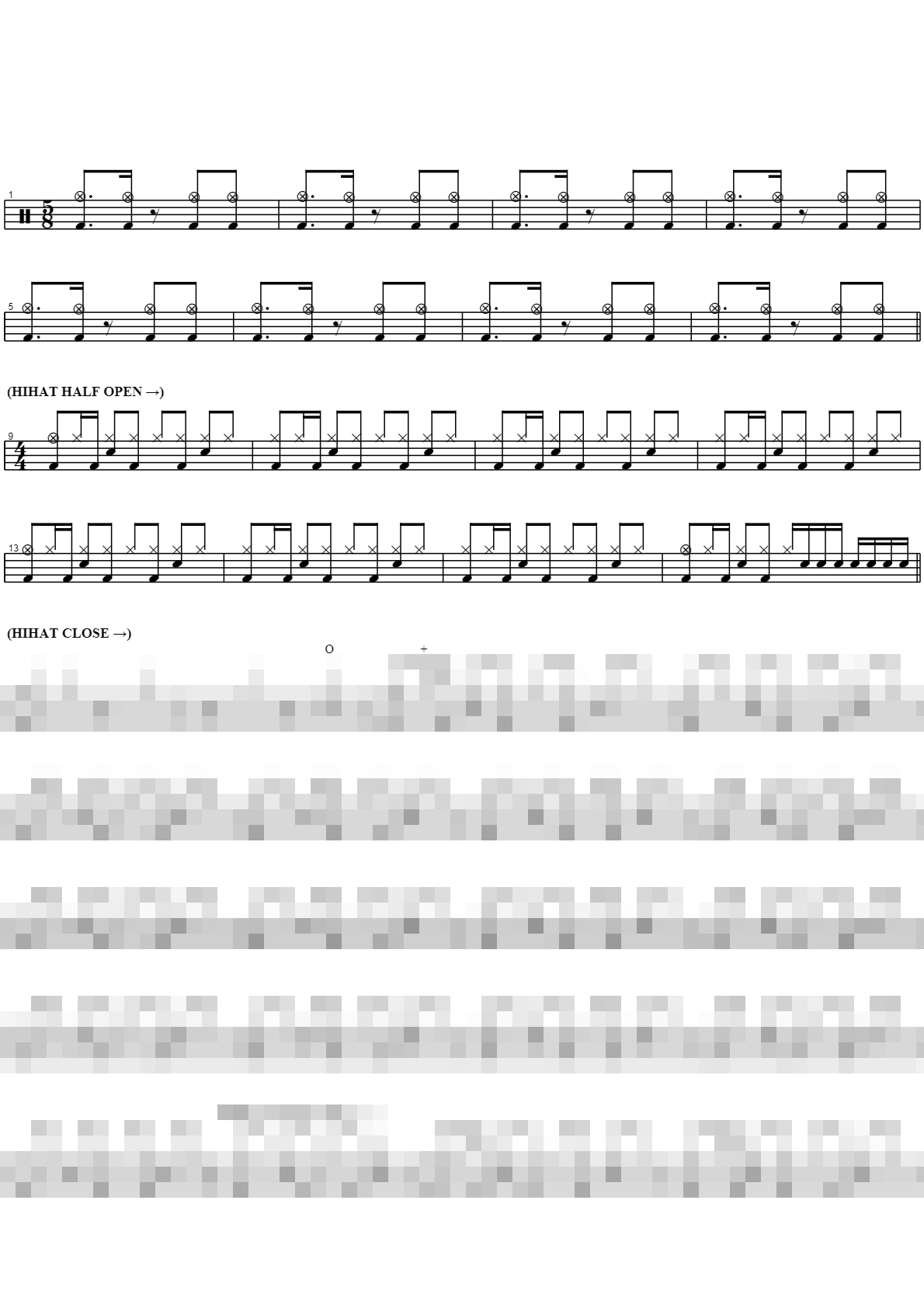 벌레 Sheet Music Preview