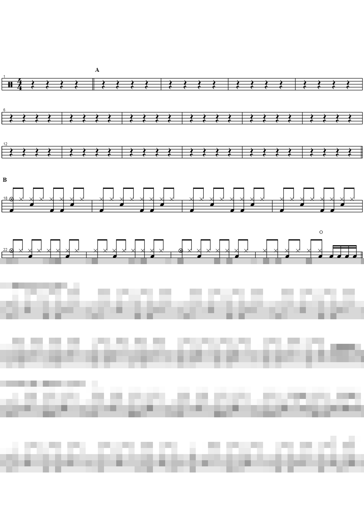이카루스 Sheet Music Preview