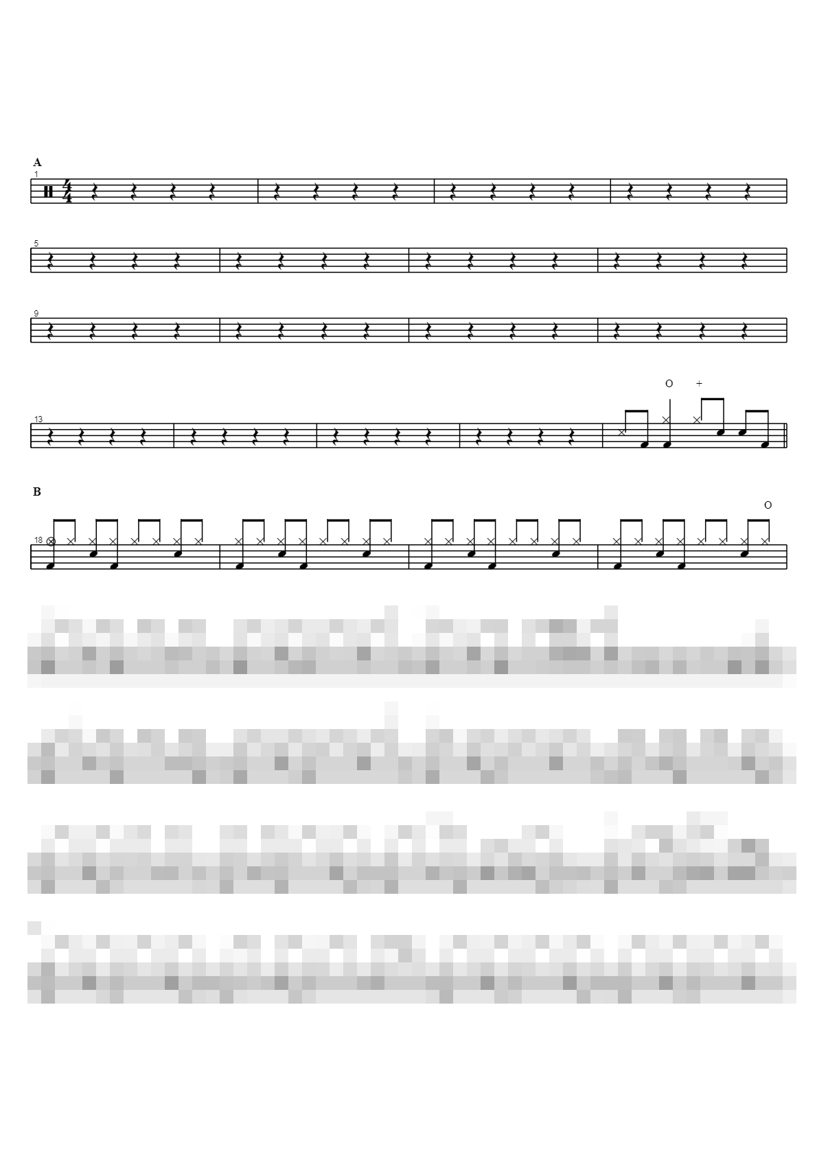 사랑이란 말이 어울리는 사람 Sheet Music Preview