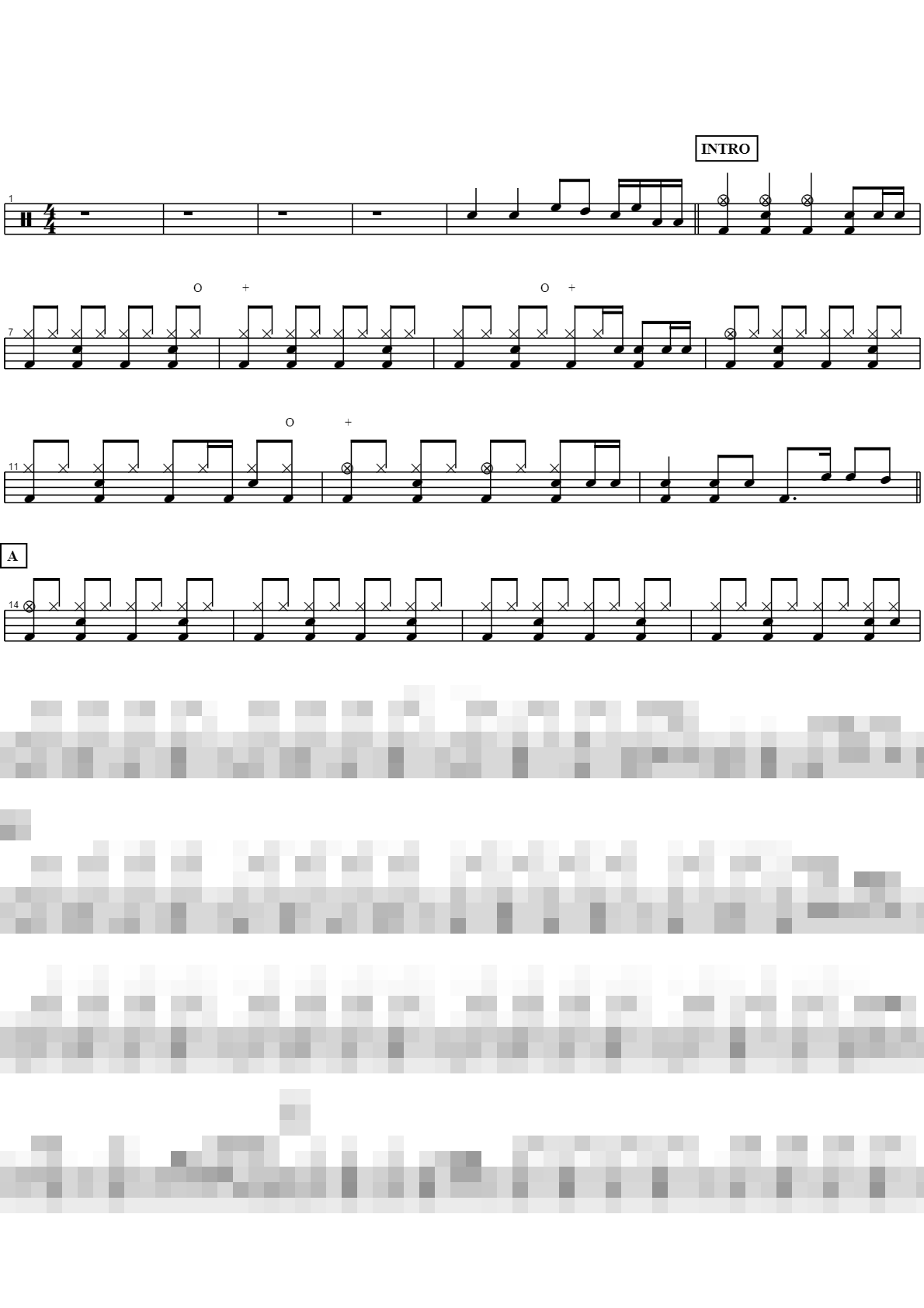 짠짜라 Sheet Music Preview