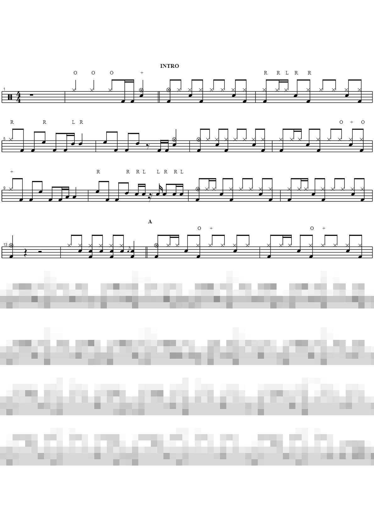 서울 이곳은 Sheet Music Preview