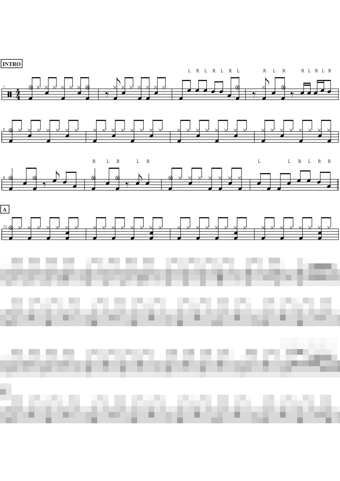 남자는 속으로 운다 Sheet Music Preview