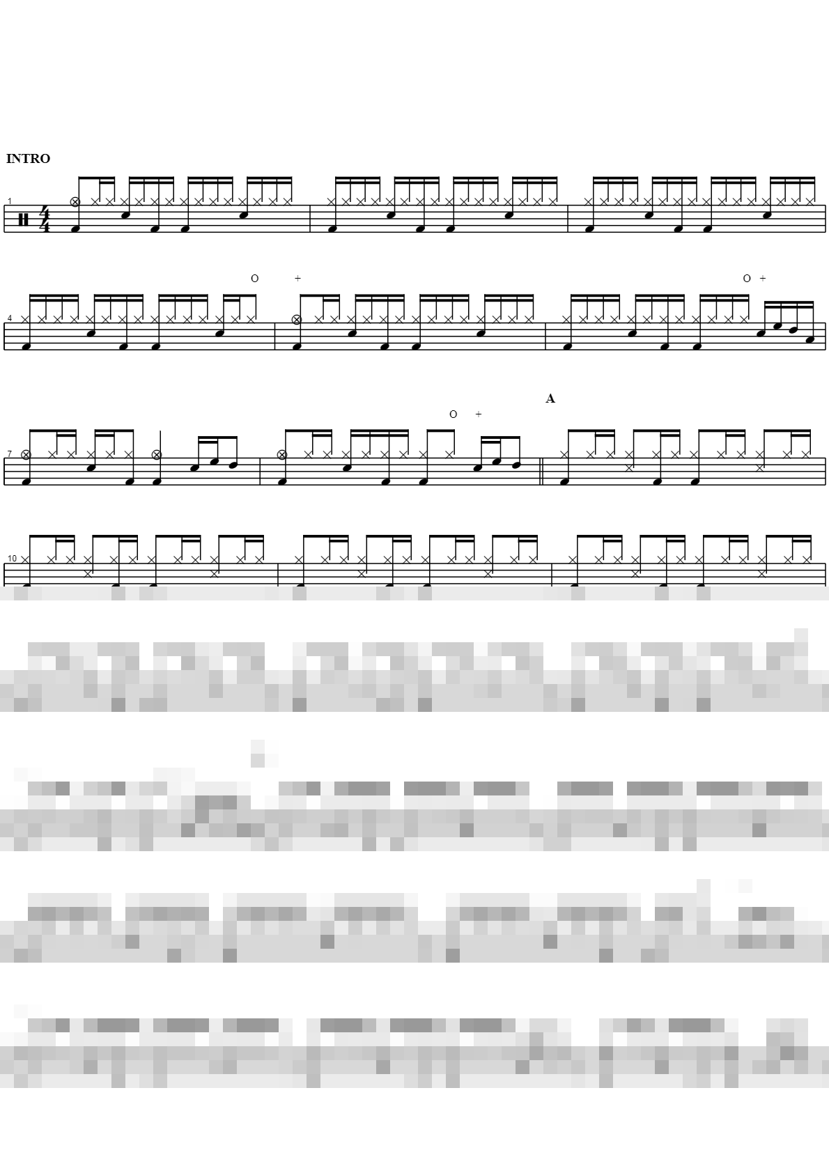 미워하지 않으리 Sheet Music Preview