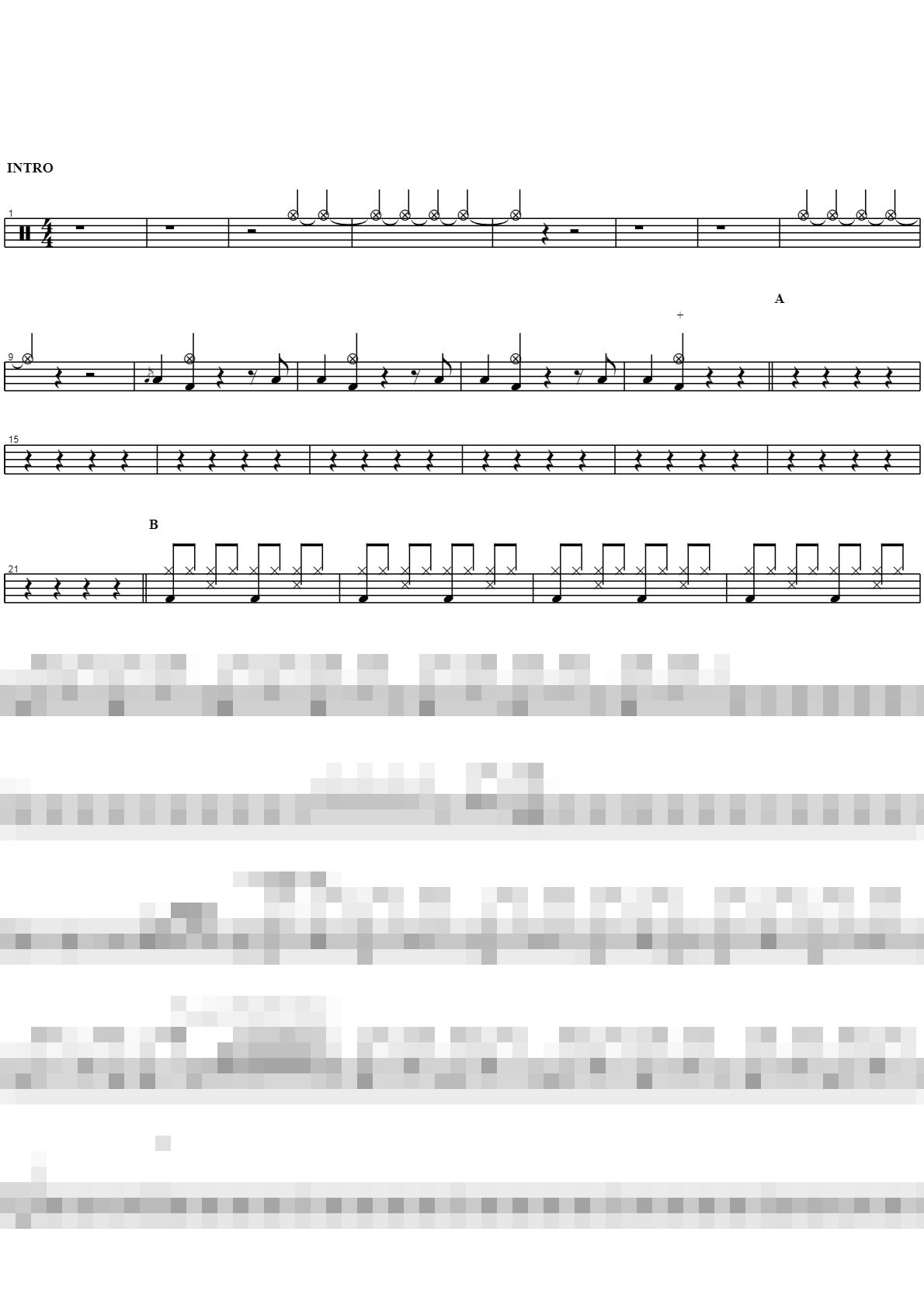 비련 Sheet Music Preview