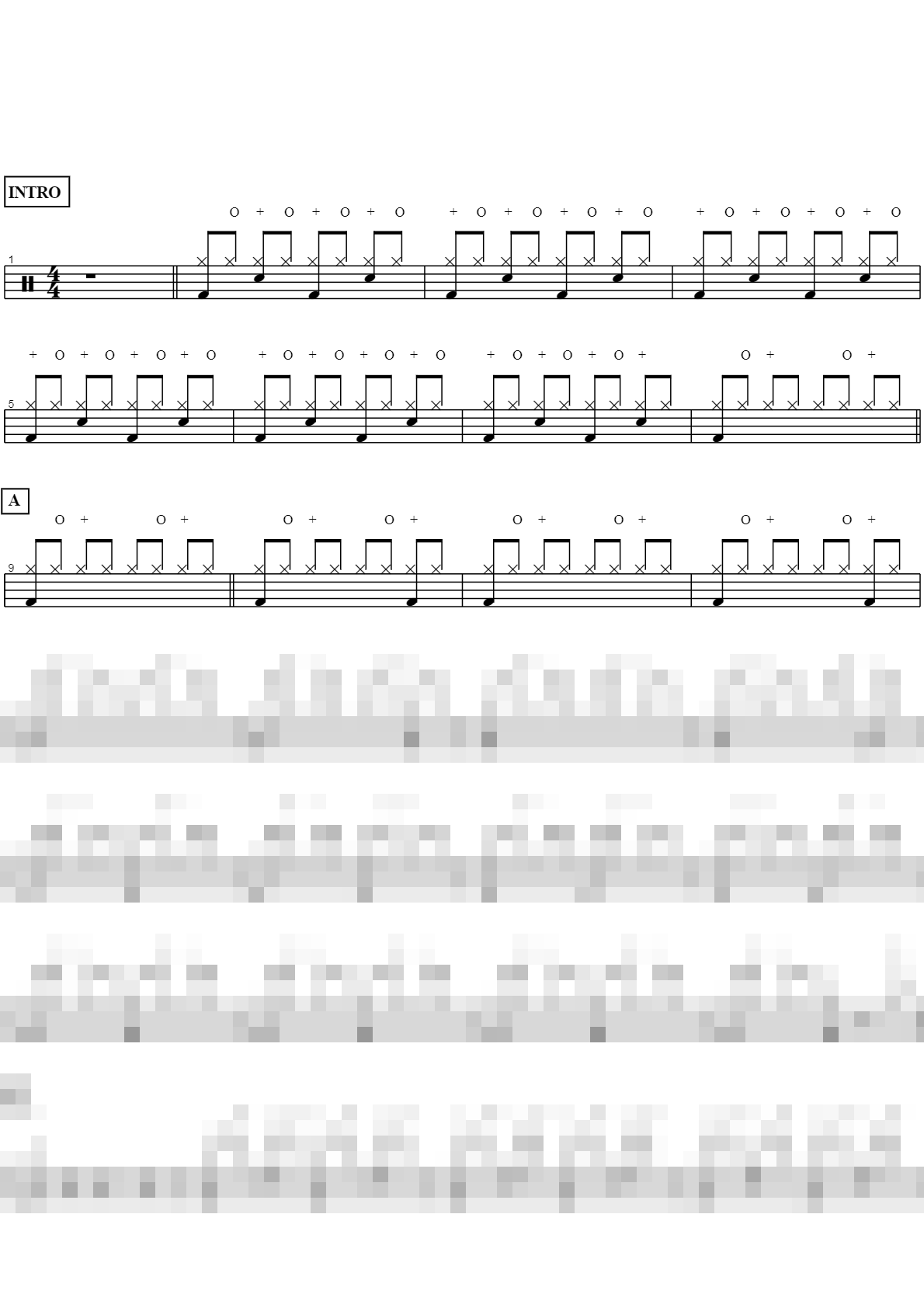 잊혀진 사랑 Sheet Music Preview