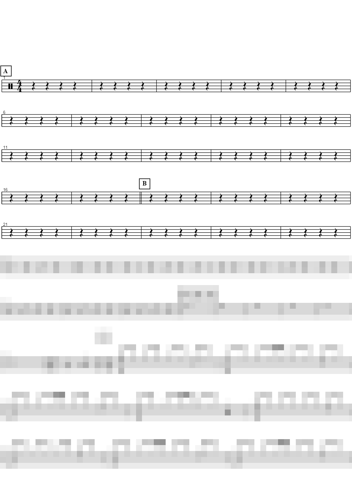 주의 손에 나의 손을 포개고 Sheet Music Preview