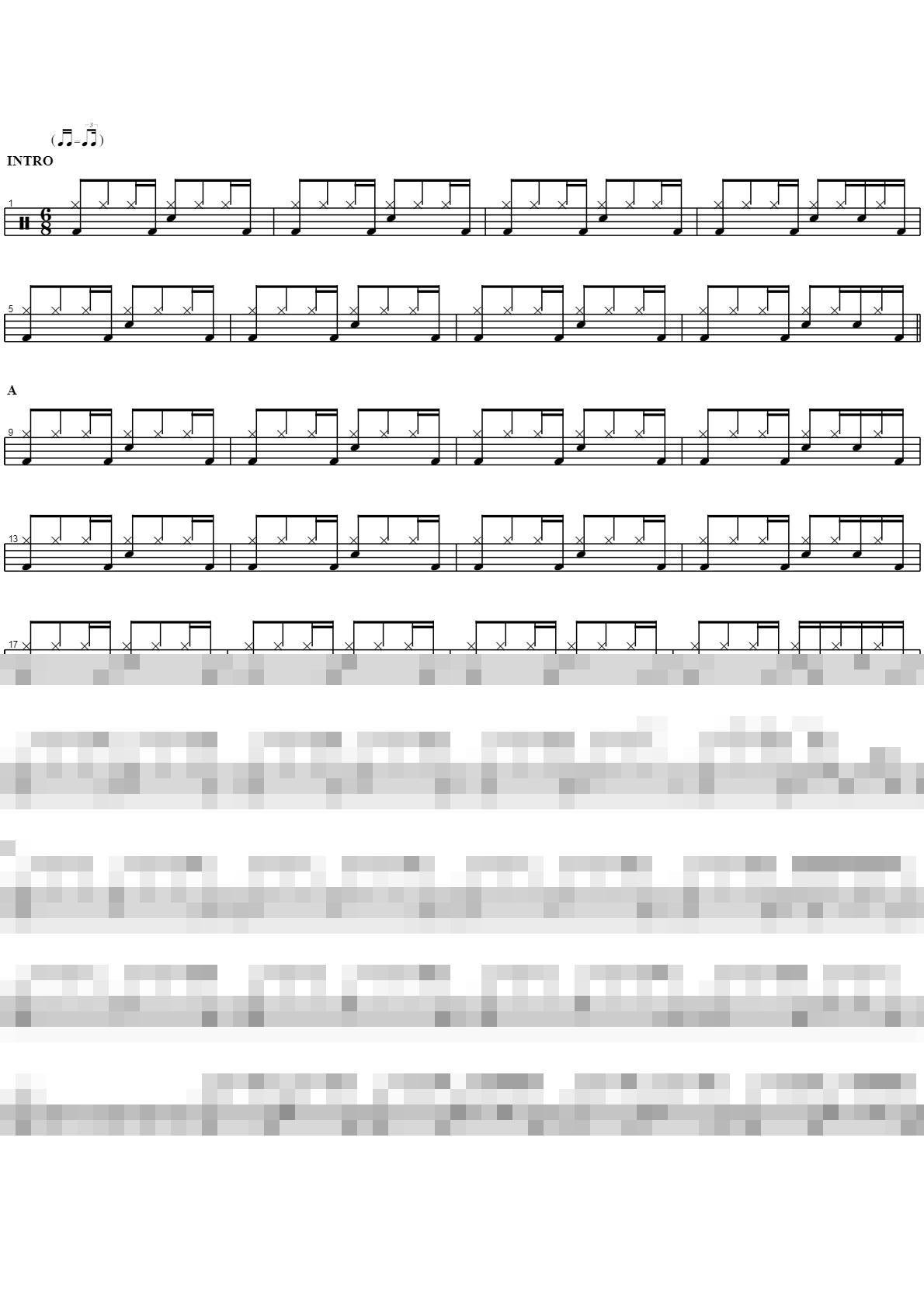 고래 (Drama Ver.) Sheet Music Preview