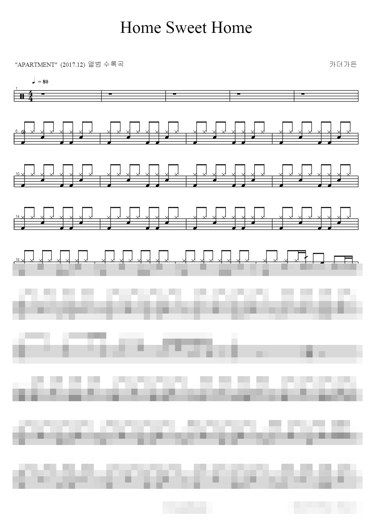 Home Sweet Home Sheet Music Preview