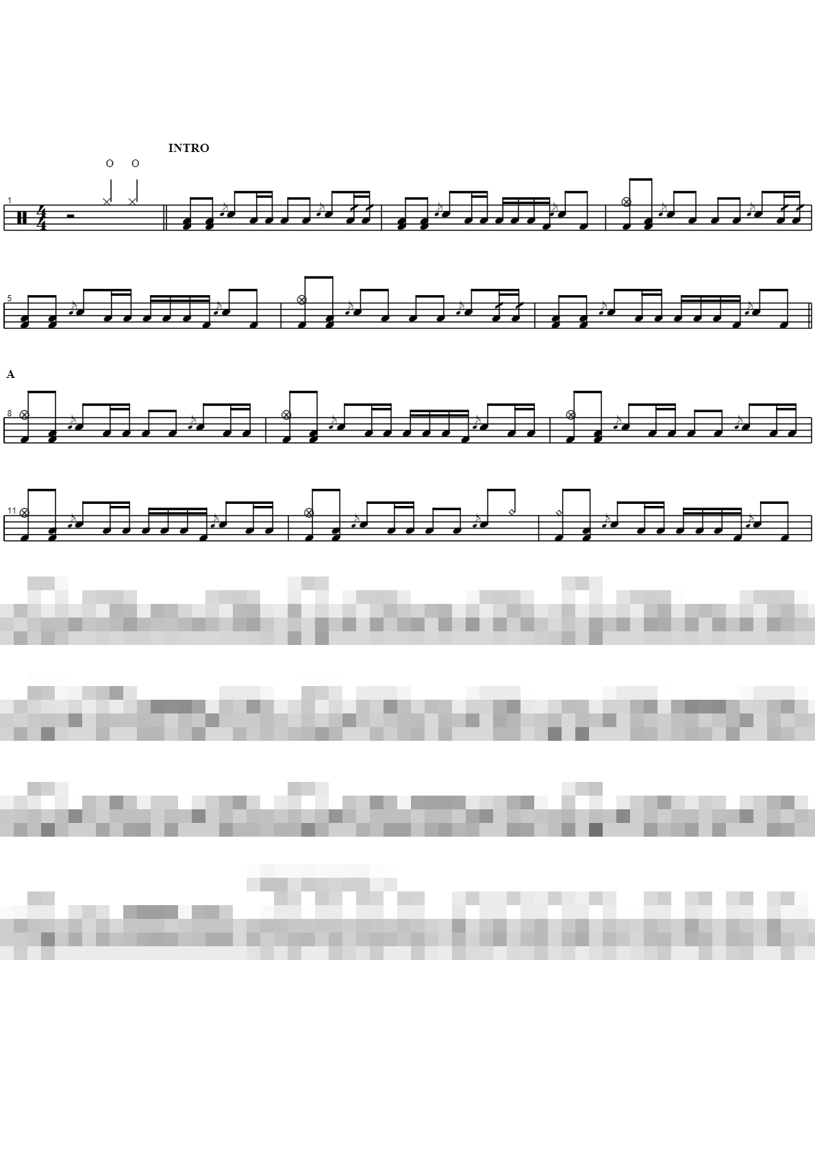 말달리자 Sheet Music Preview