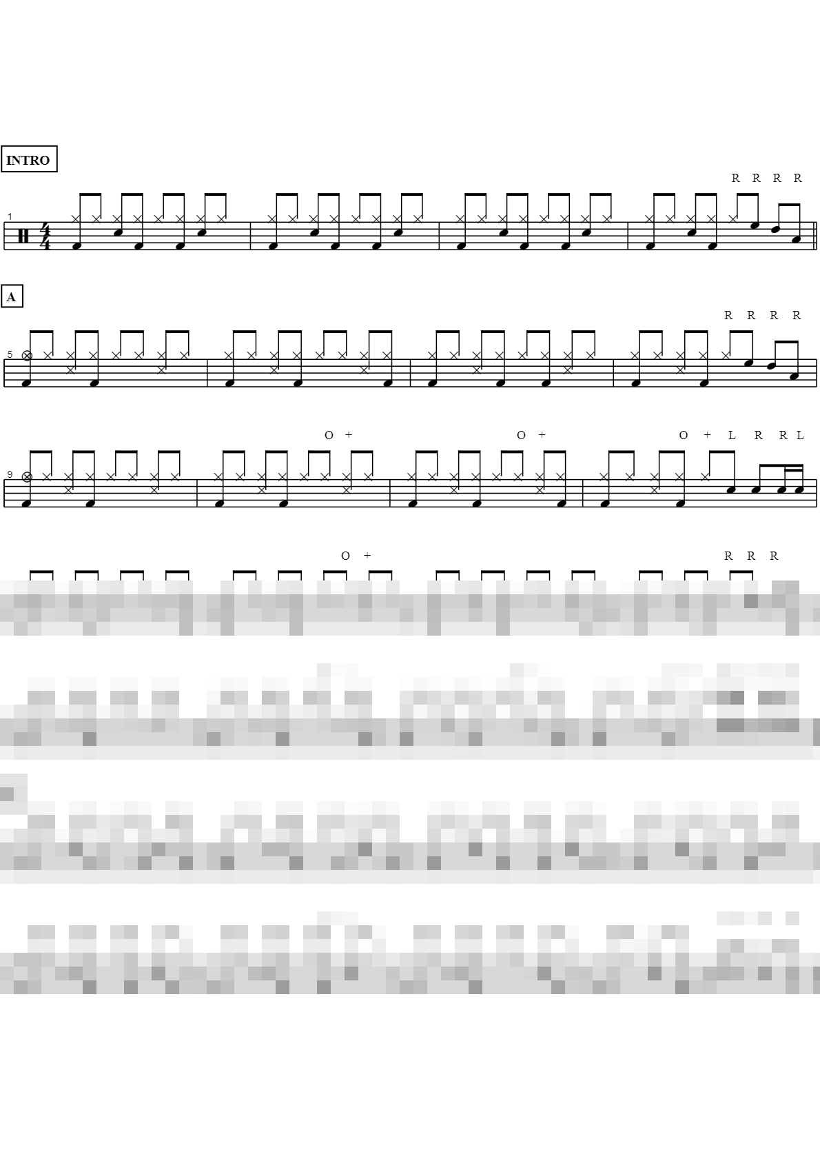 그대없이는 못살아 Sheet Music Preview
