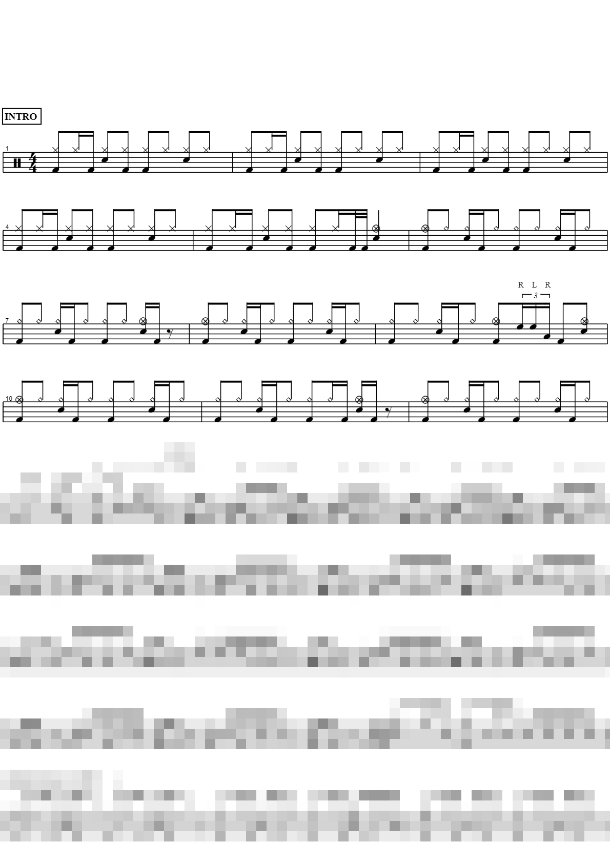 소용돌이 Sheet Music Preview