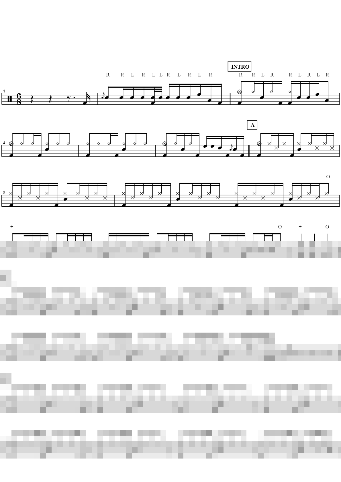 I'm a beautiful man Sheet Music Preview