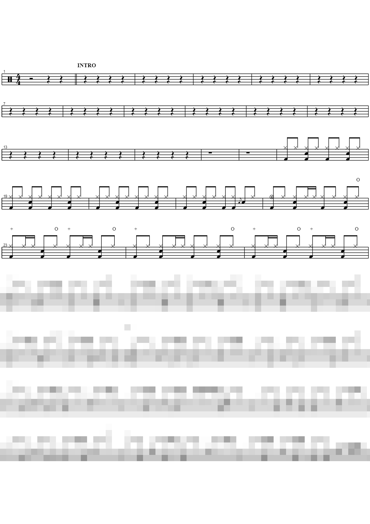 노란샤쓰의 사나이 Sheet Music Preview