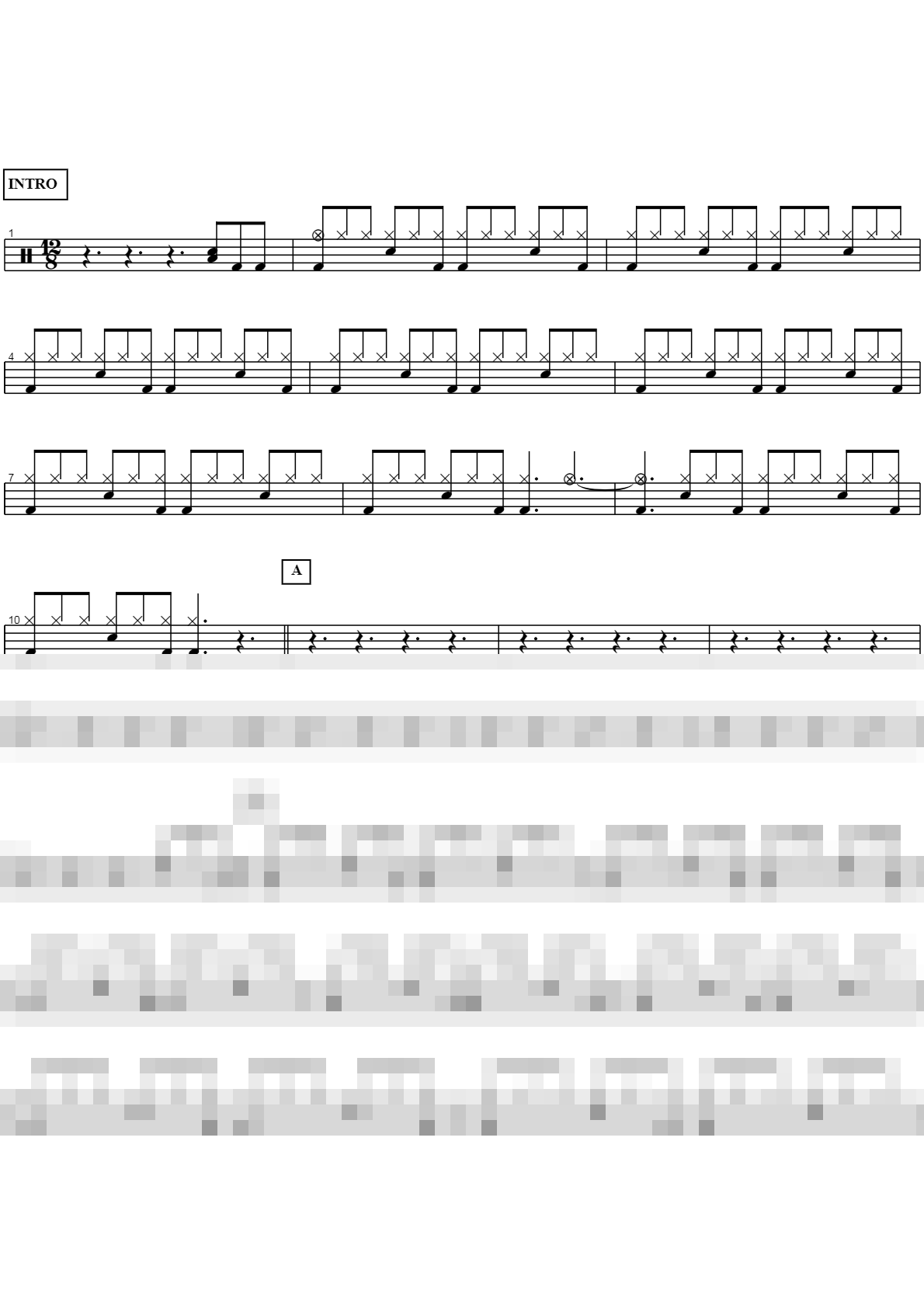 마지막 연인 Sheet Music Preview