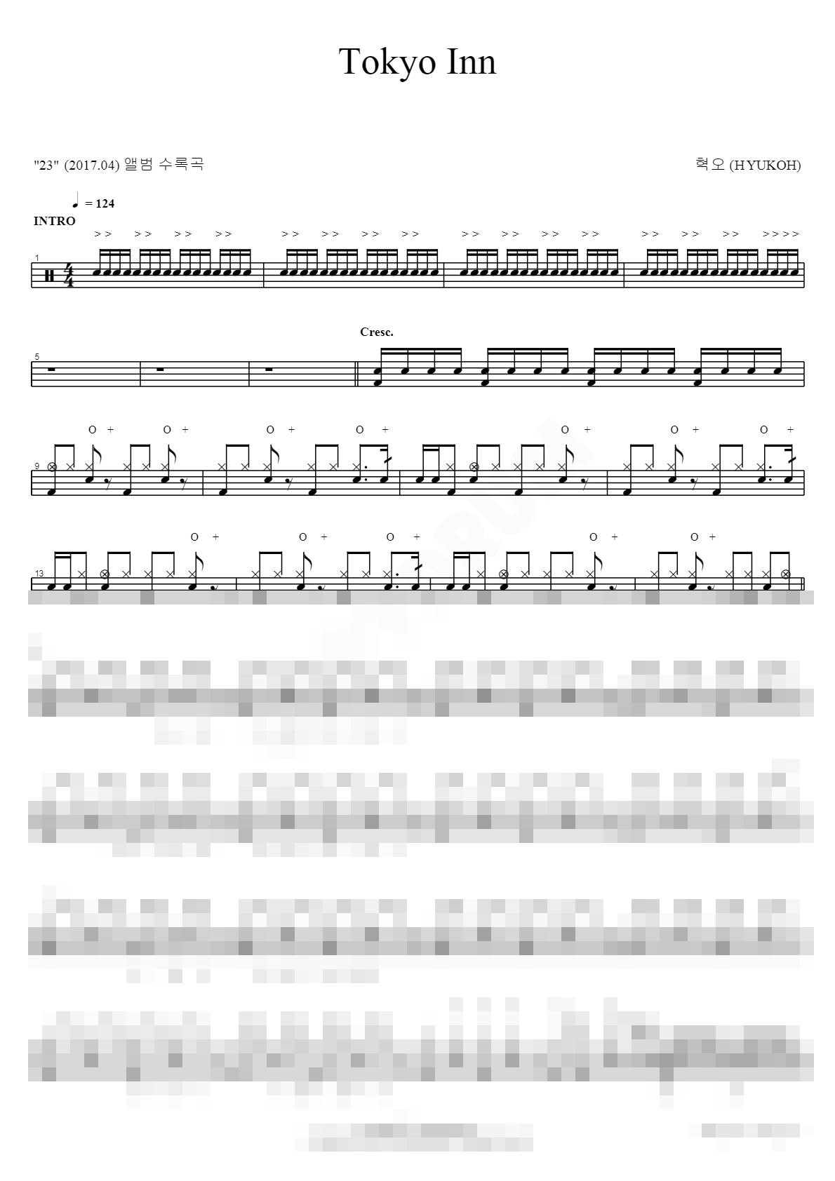 Tokyo Inn Sheet Music Preview