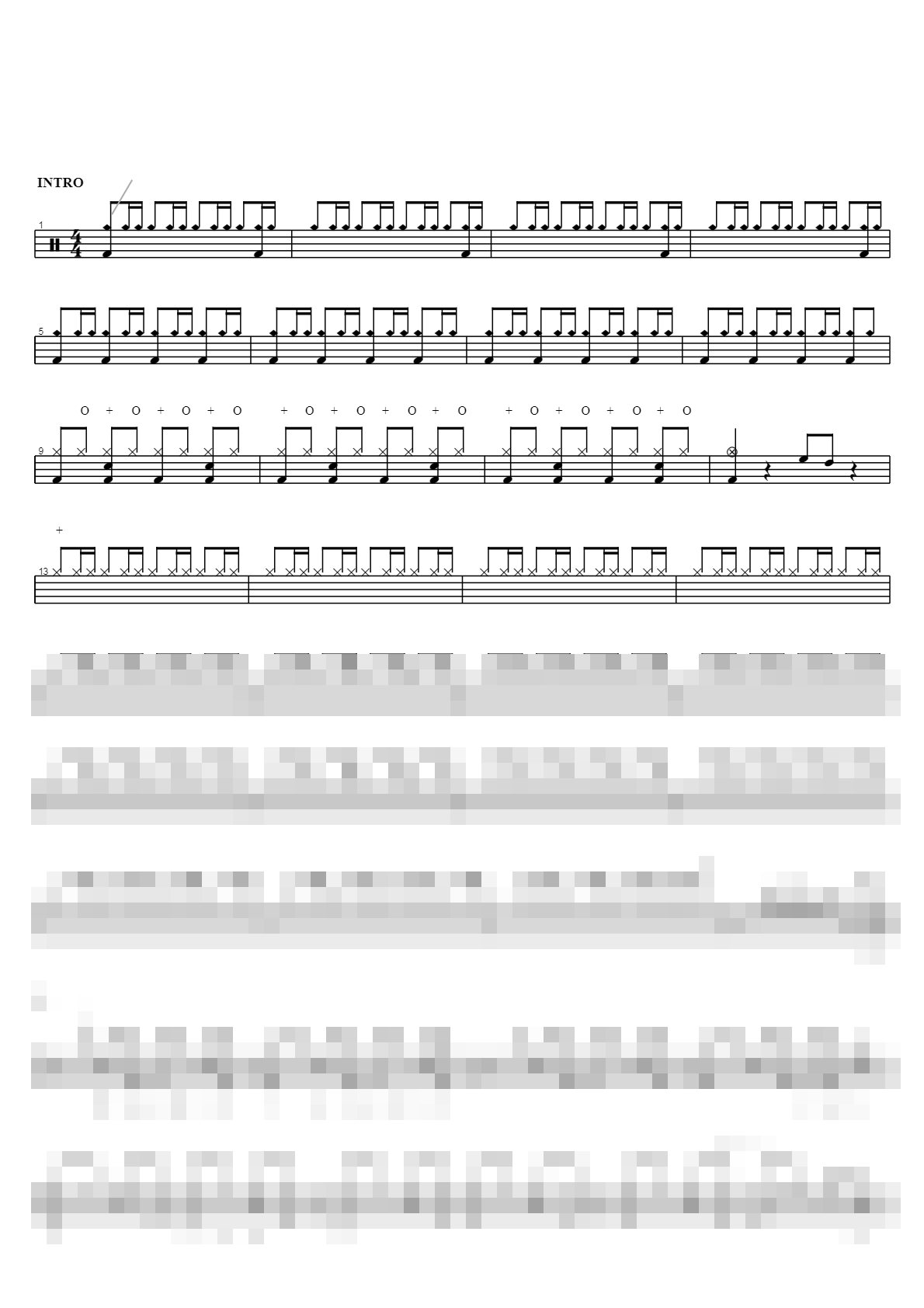포장마차 Sheet Music Preview