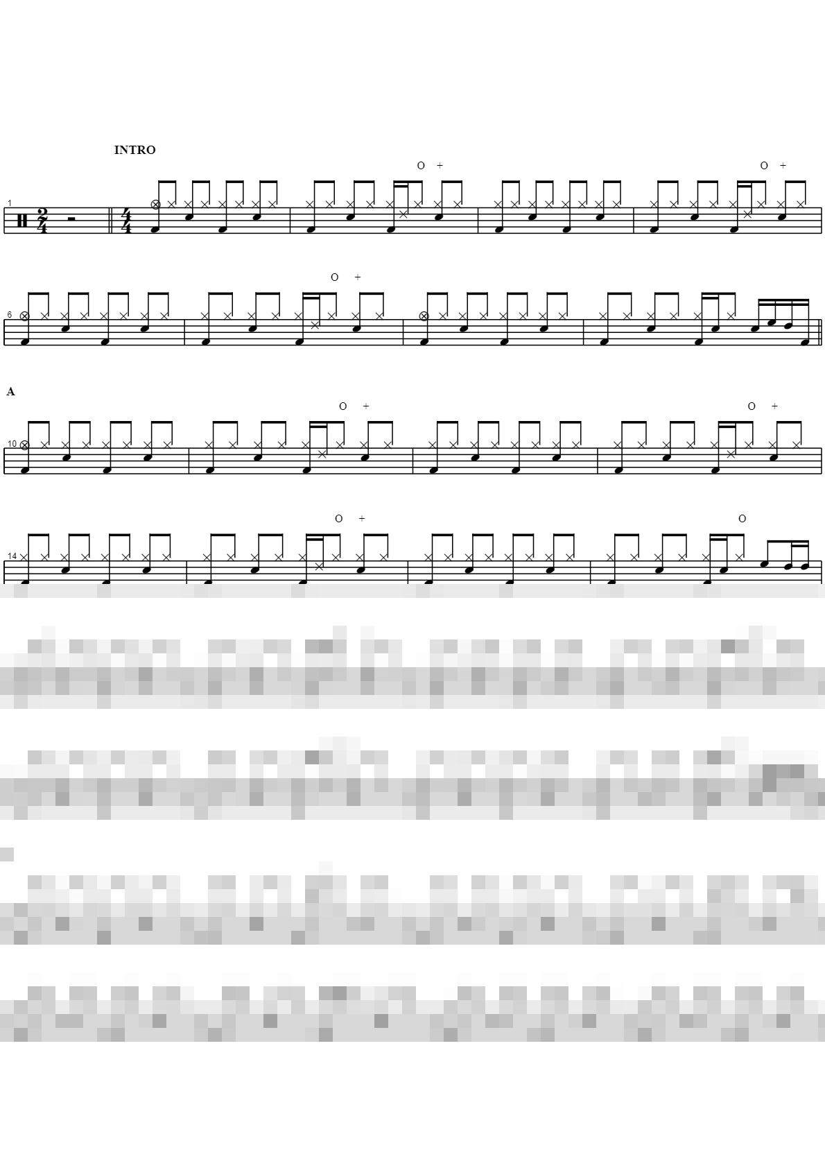 제 3한강교 (funky) Sheet Music Preview