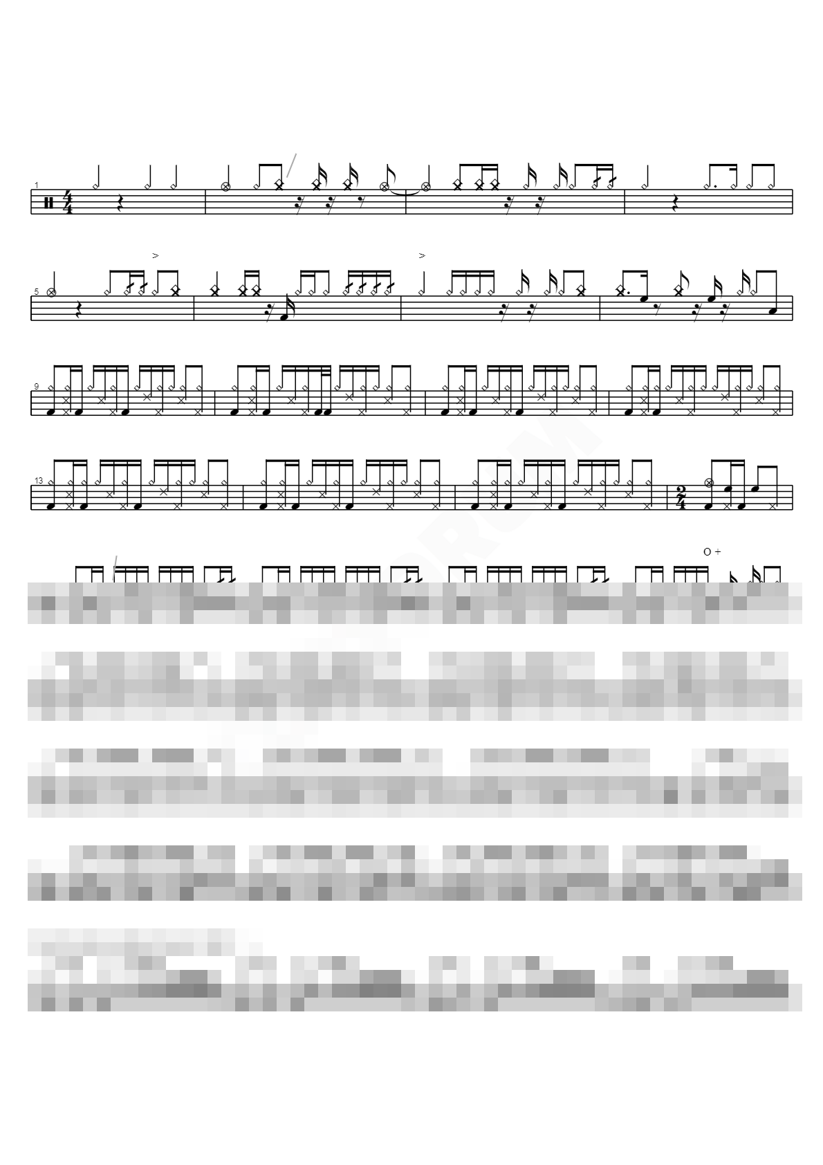 새벽부터 우리 Sheet Music Preview