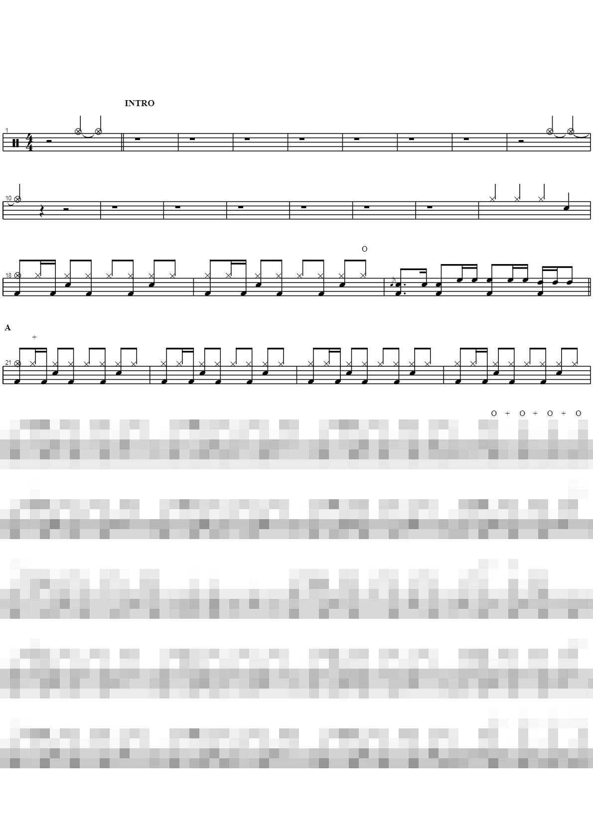 가버린 친구에게 바침 Sheet Music Preview