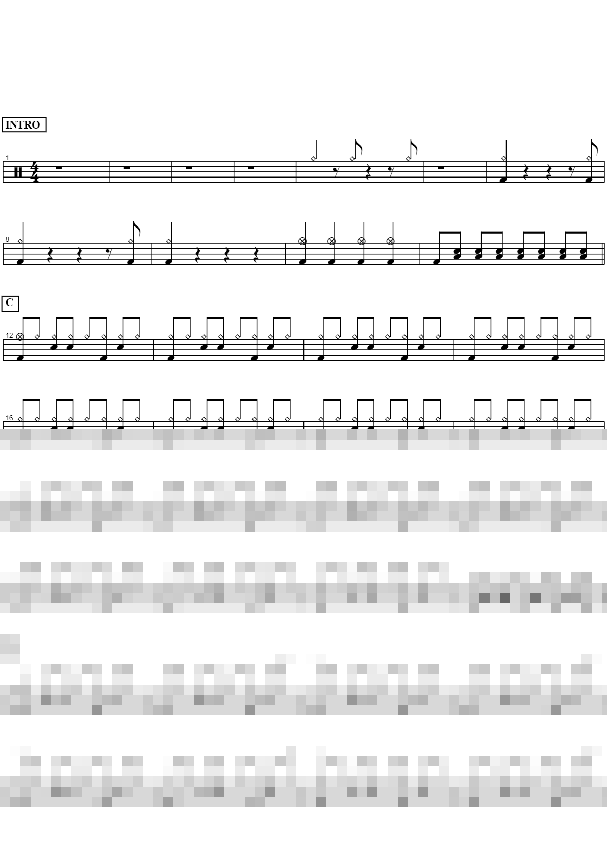 알수없는 인생 Sheet Music Preview