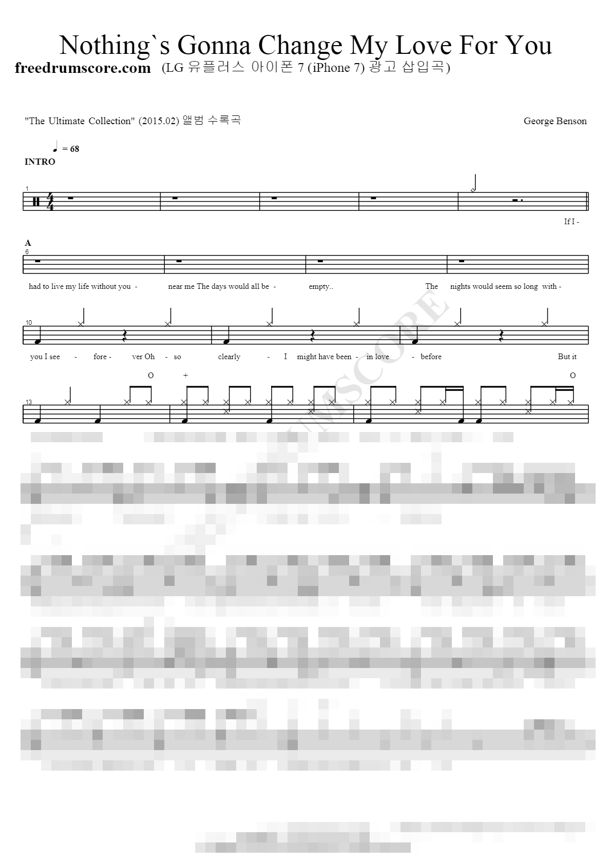Nothings Gonna Sheet Music Preview