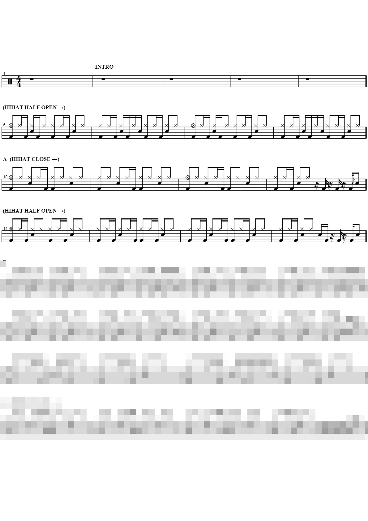 Don`t Stay Sheet Music Preview