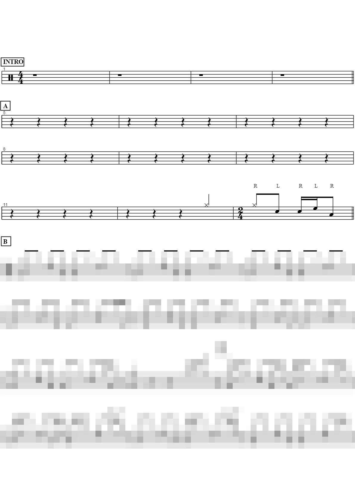 Because of you Sheet Music Preview