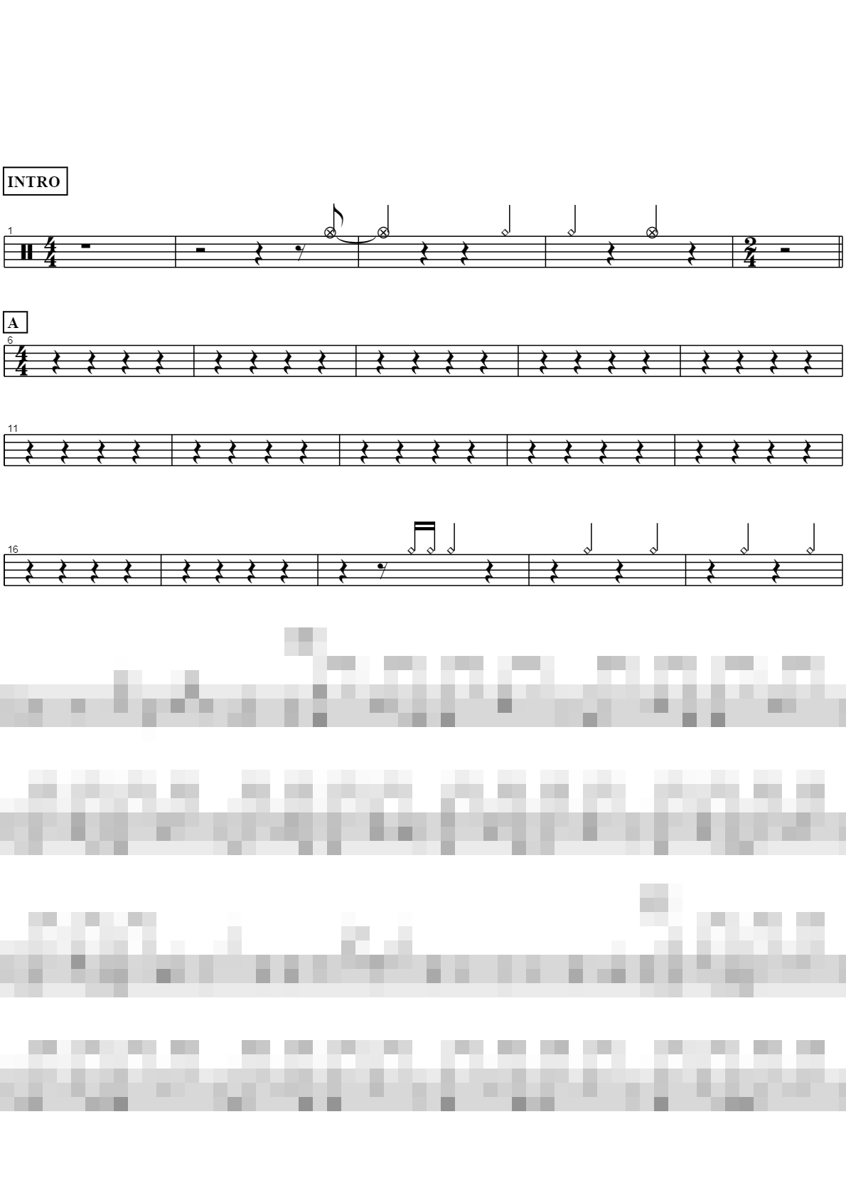 슬픔 활용법 Sheet Music Preview