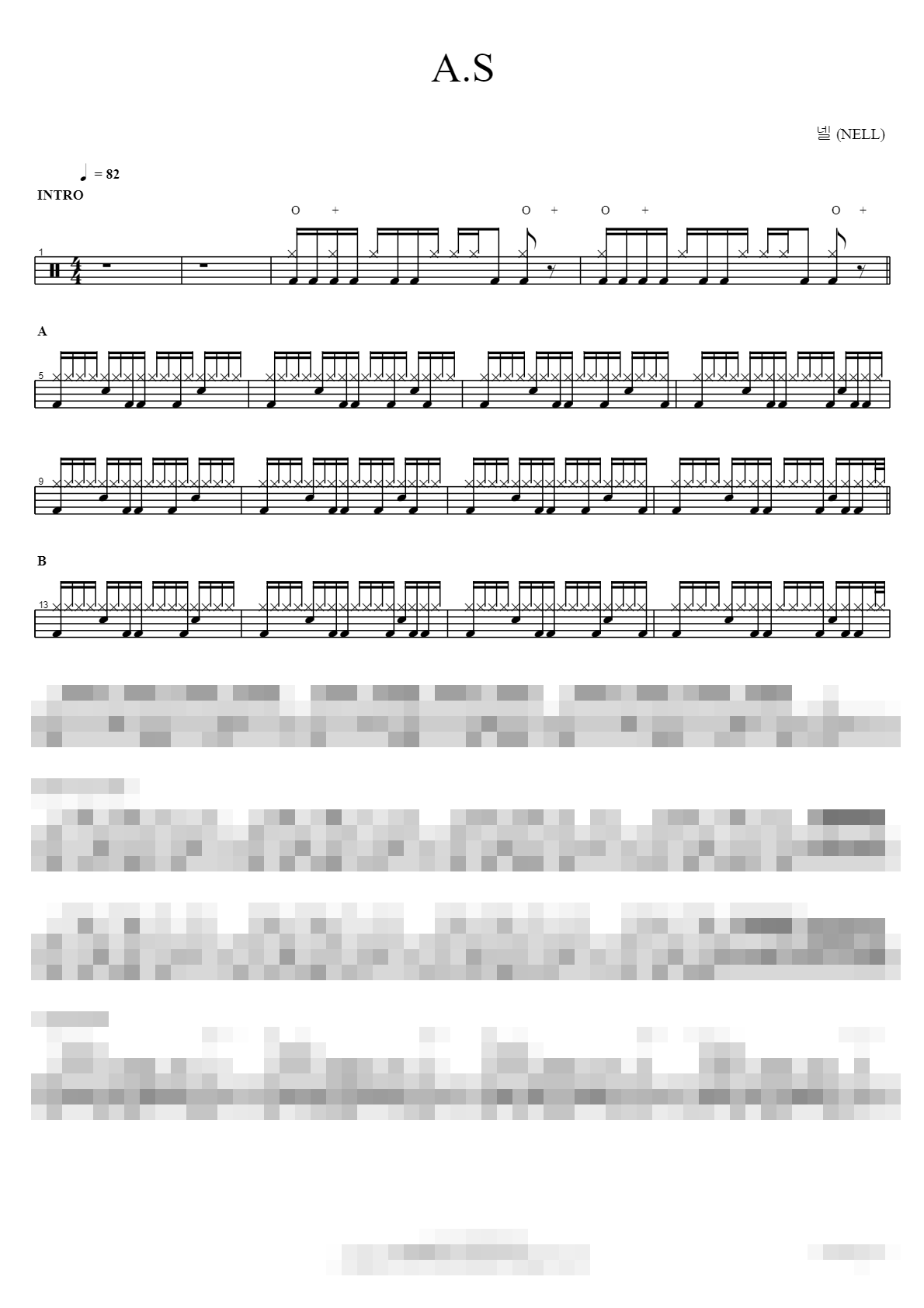 A.S Sheet Music Preview