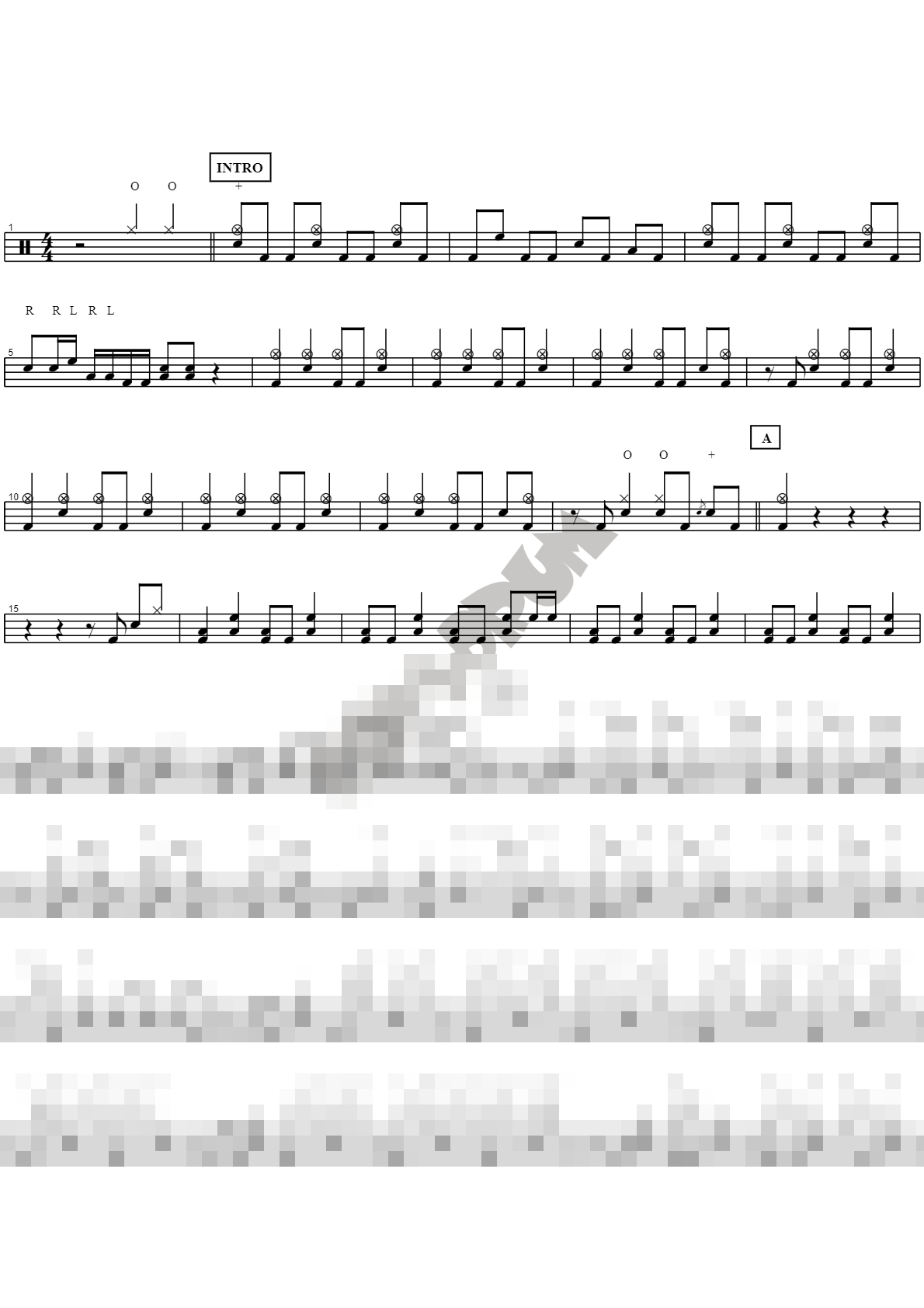 토요일.. Sheet Music Preview