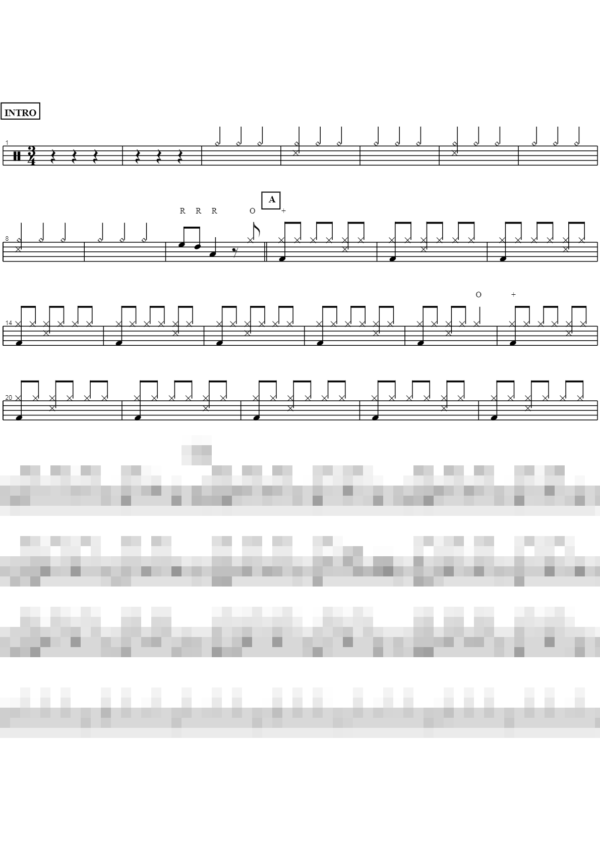 천년 바위 Sheet Music Preview