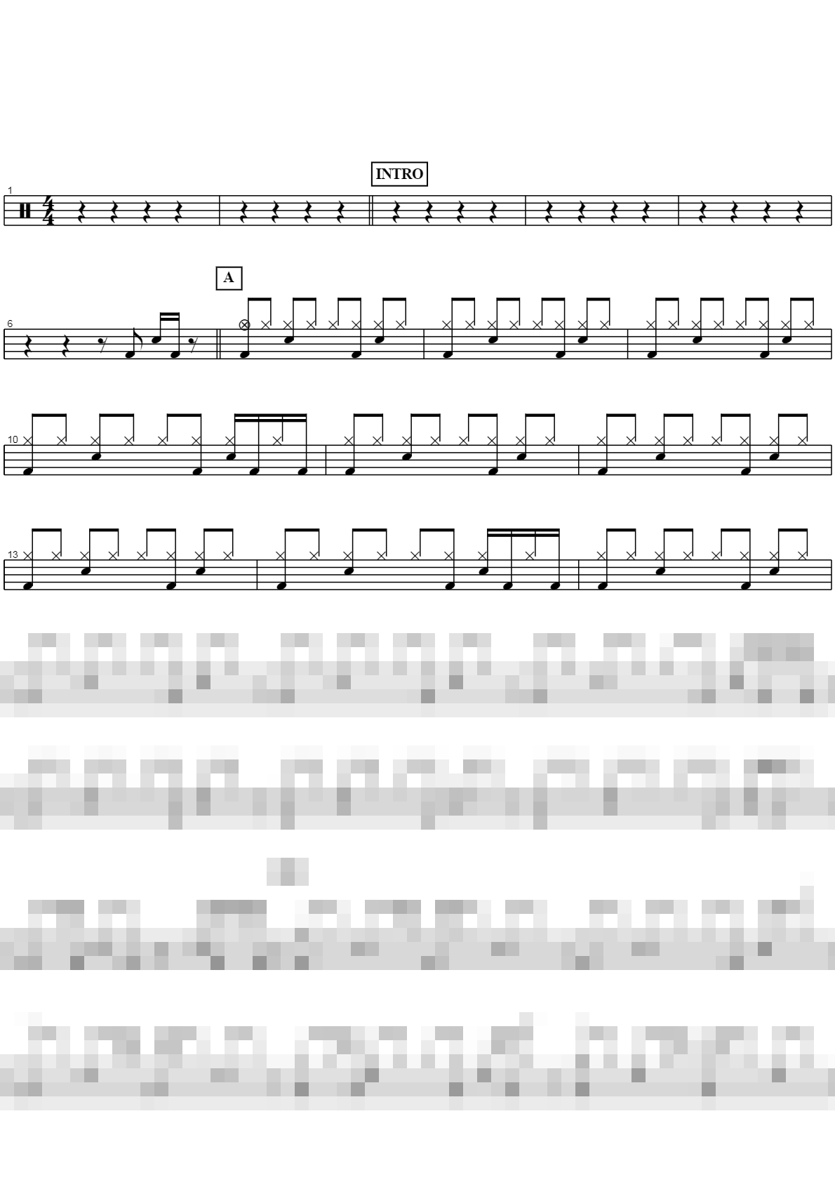 Loving U Sheet Music Preview