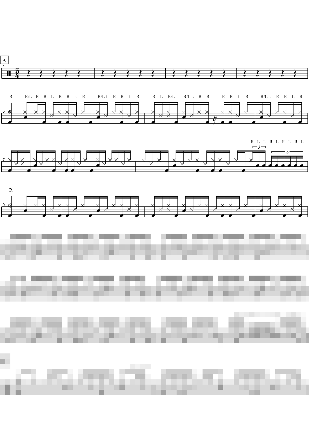 burn it up Sheet Music Preview
