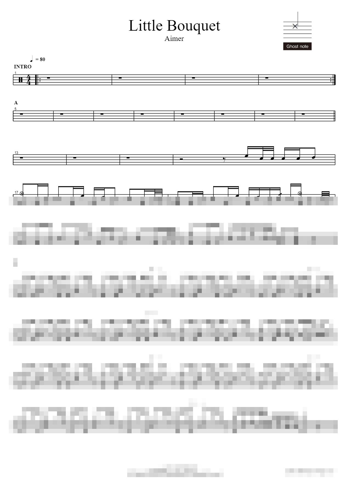 Little Bouquet Sheet Music Preview