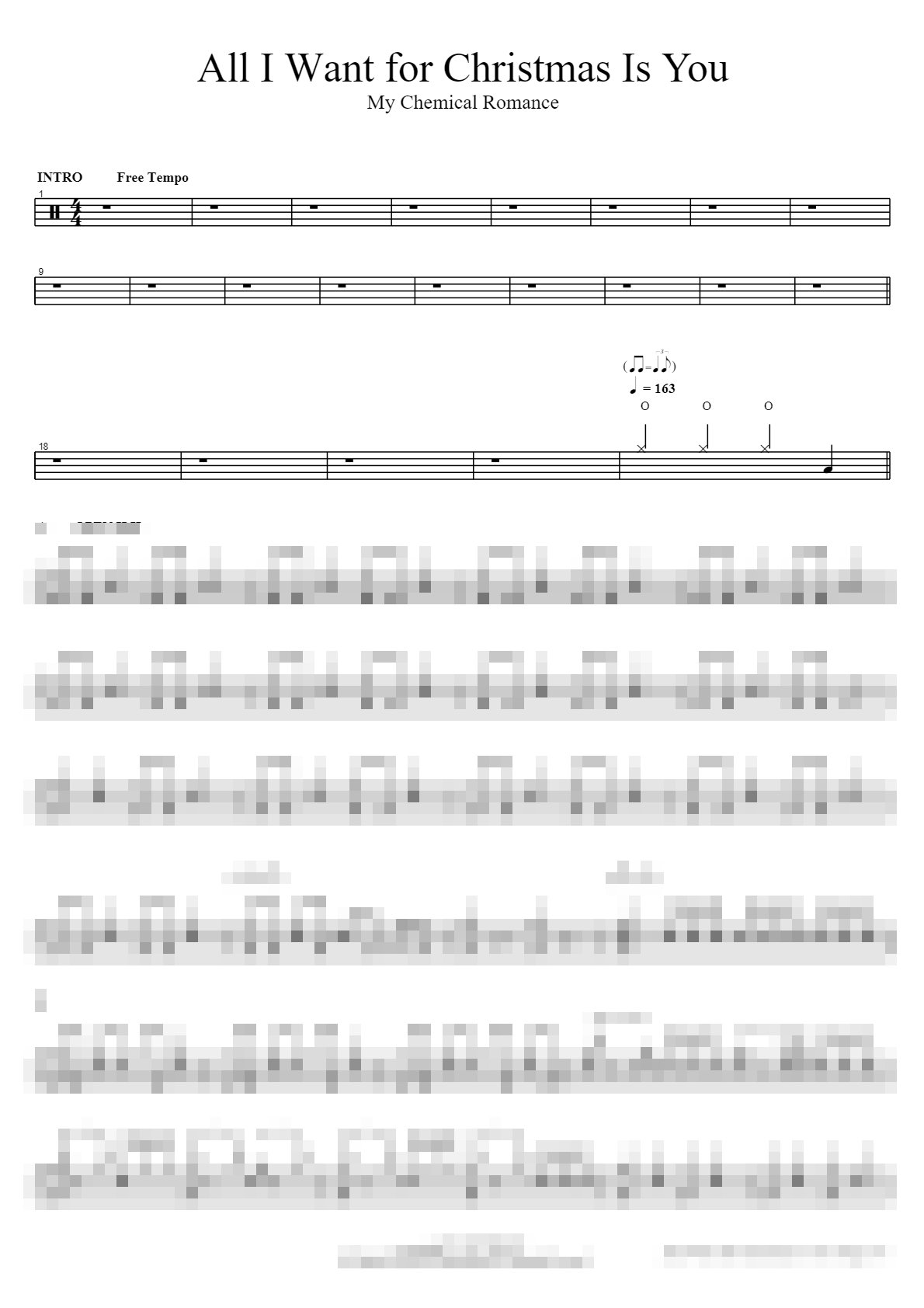 All I Want for Christmas Is You Sheet Music Preview