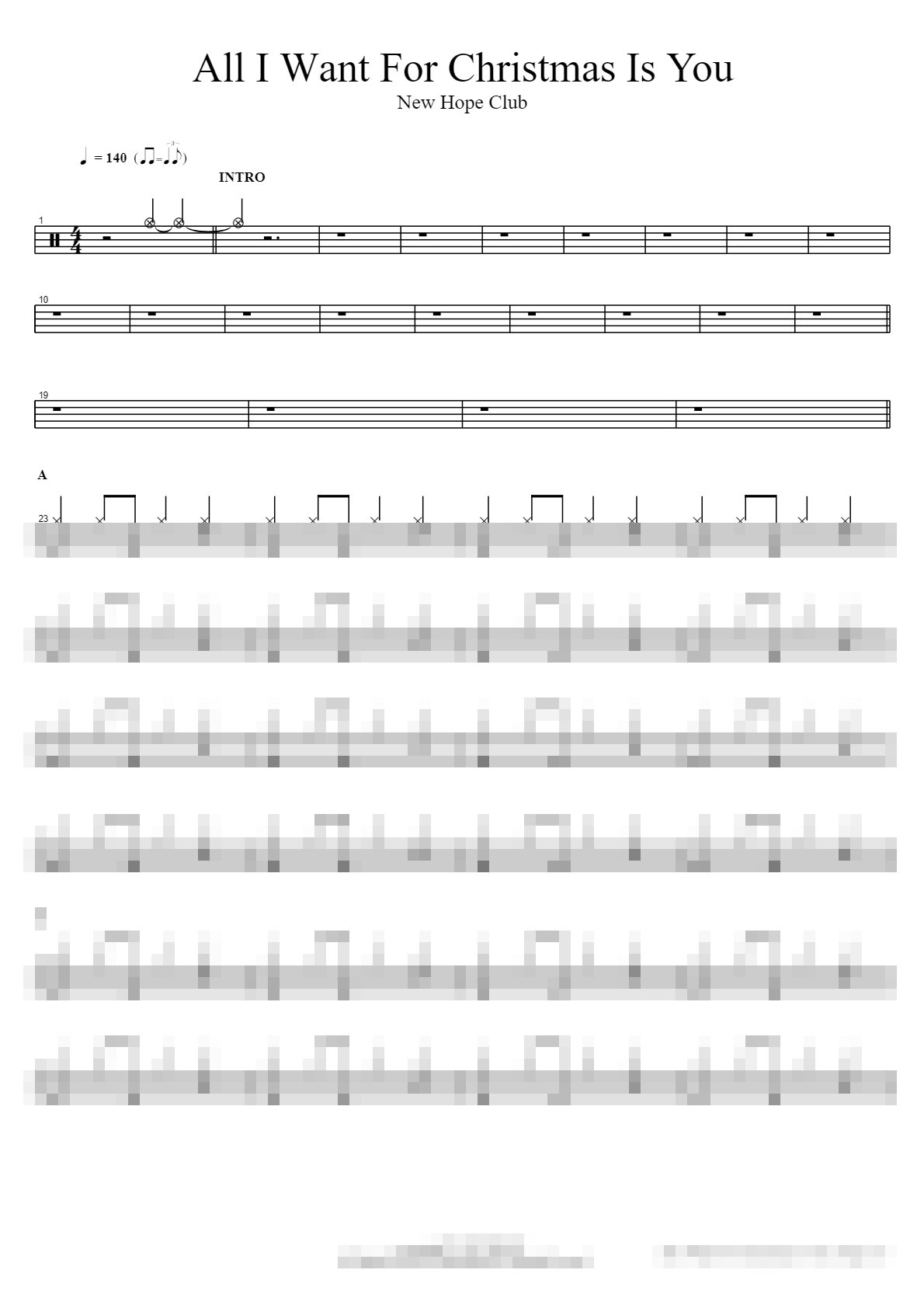 All I Want For Christmas Is You Sheet Music Preview
