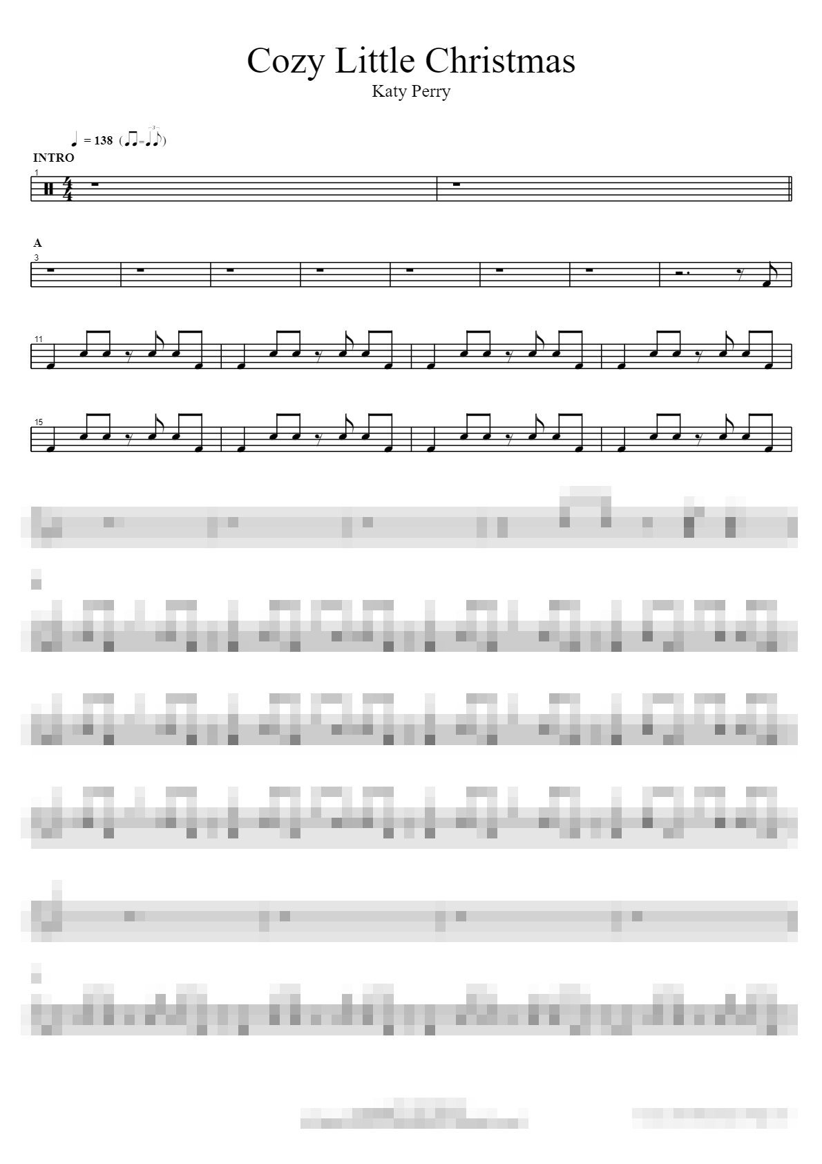 Cozy Little Christmas Sheet Music Preview