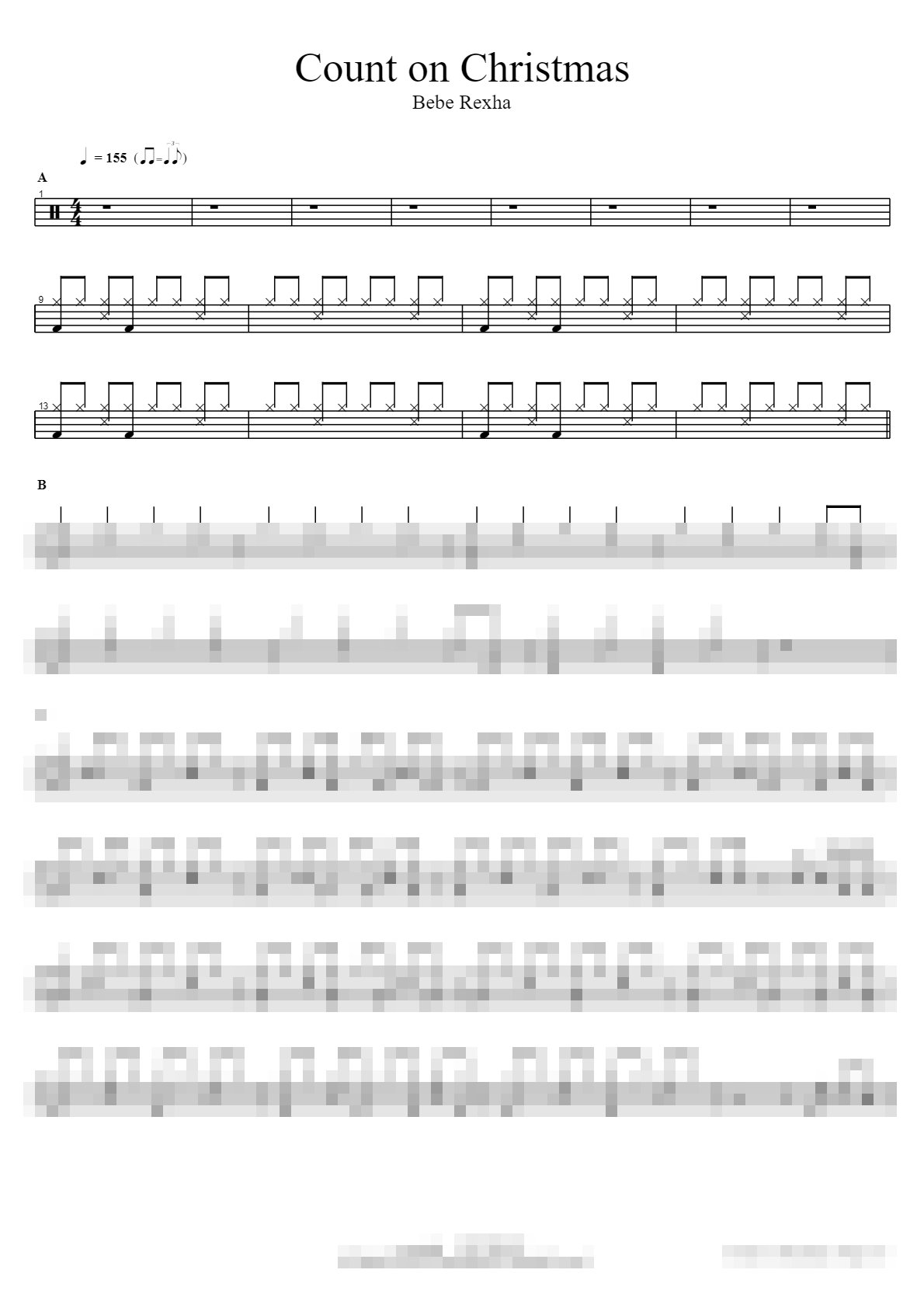 Count on Christmas Sheet Music Preview