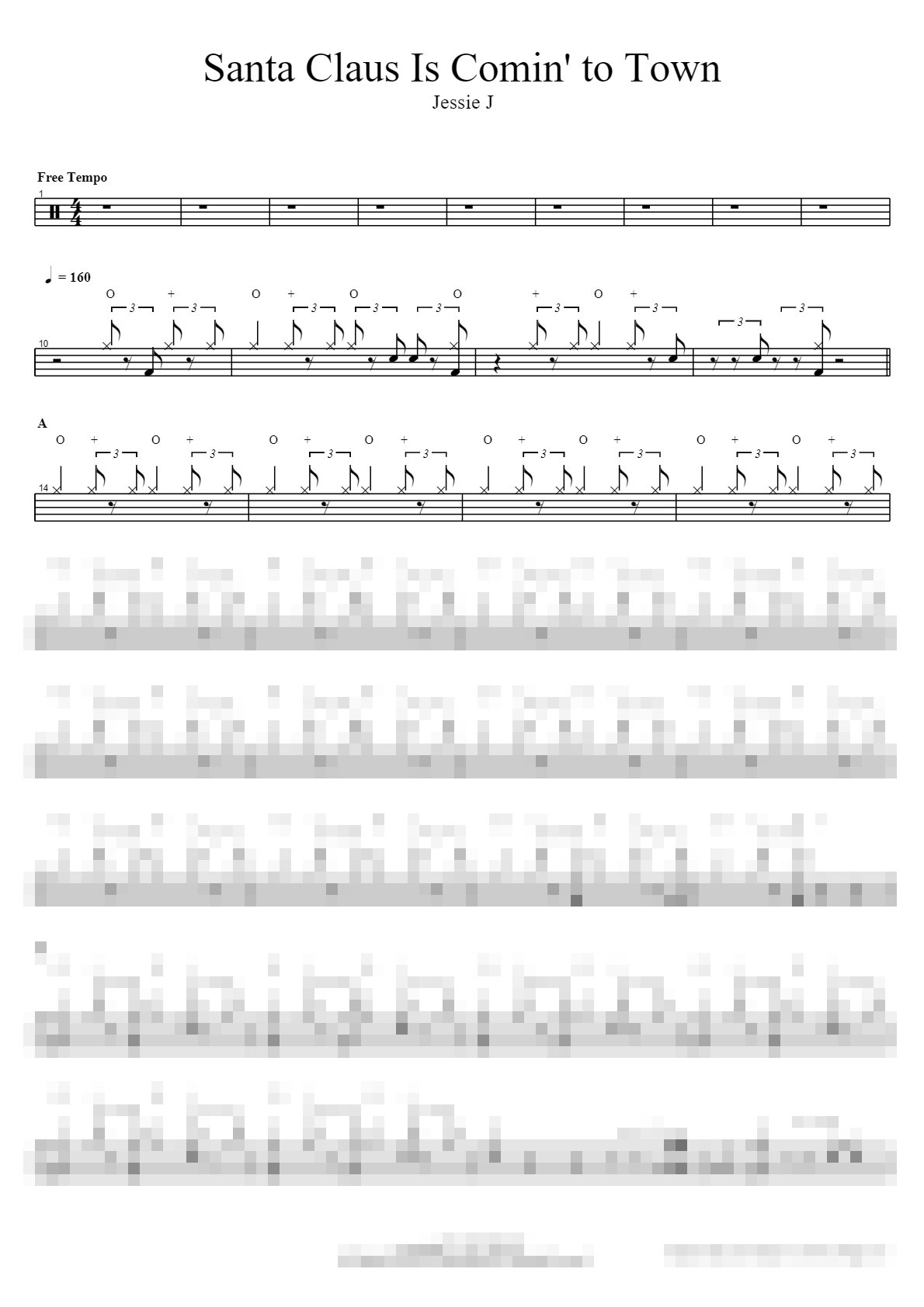 Santa Claus Is Comin' to Town Sheet Music Preview