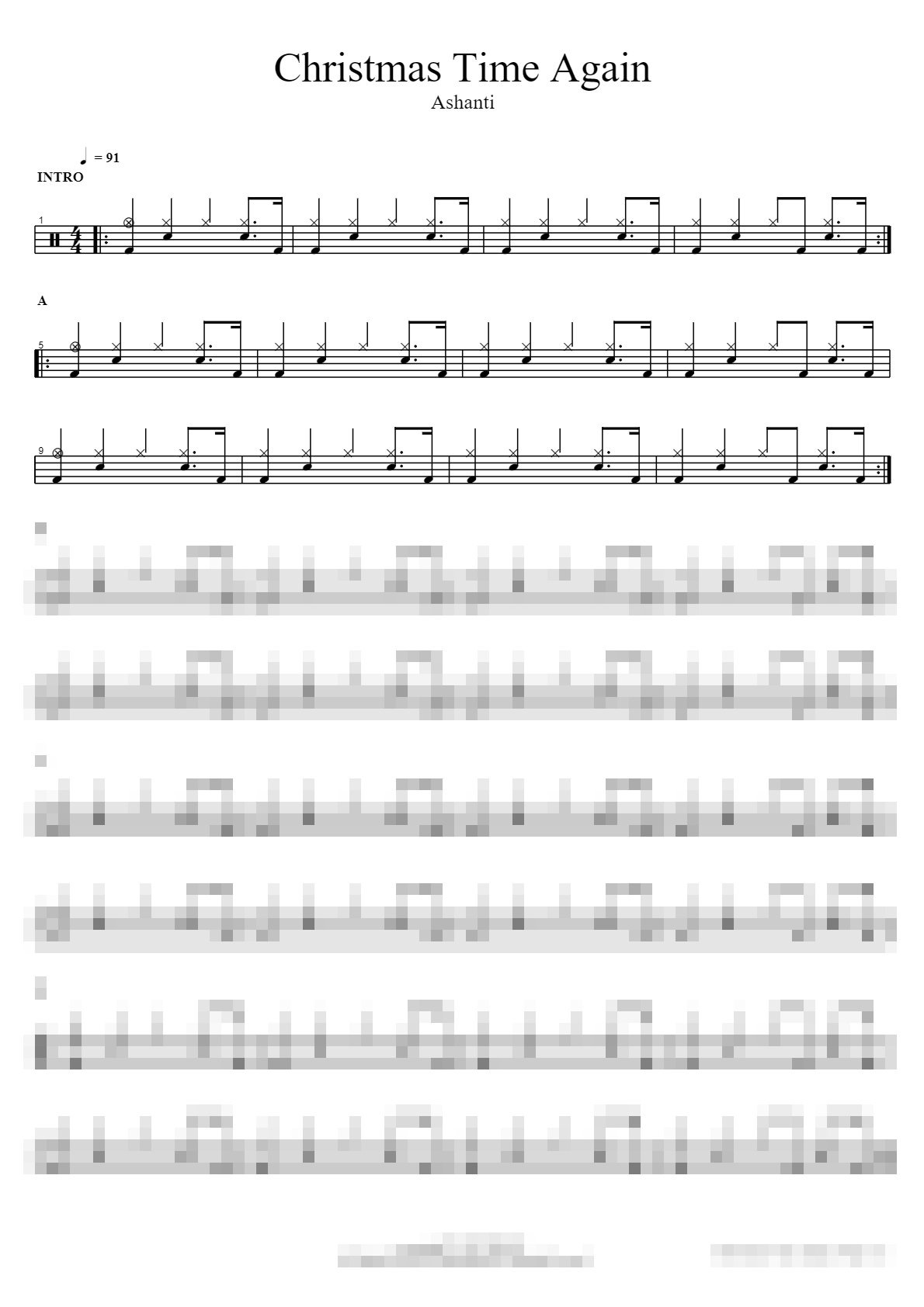 Christmas Time Again Sheet Music Preview